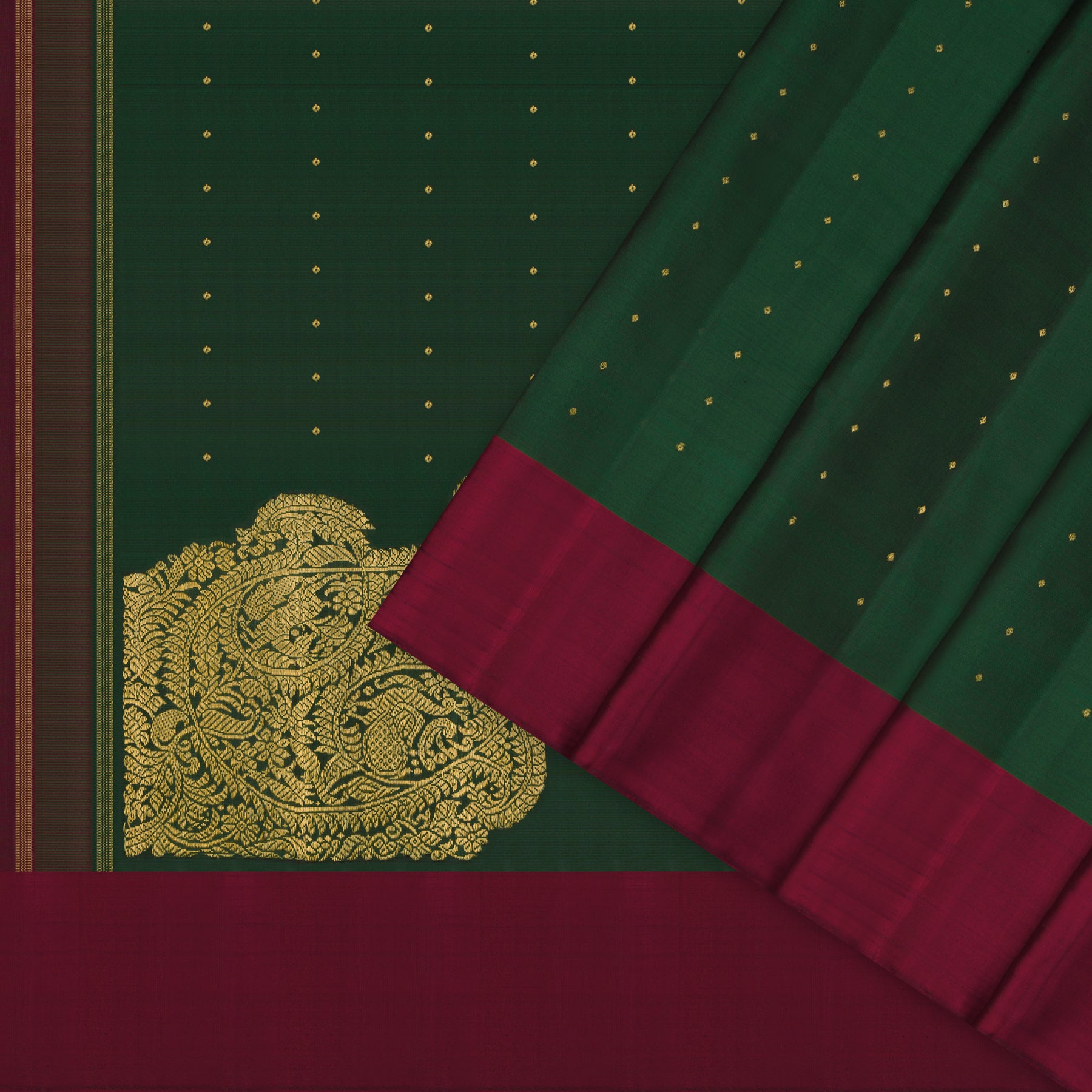 Kanakavalli Kanjivaram Silk Sari 26-040-HS001-02189 - Cover View