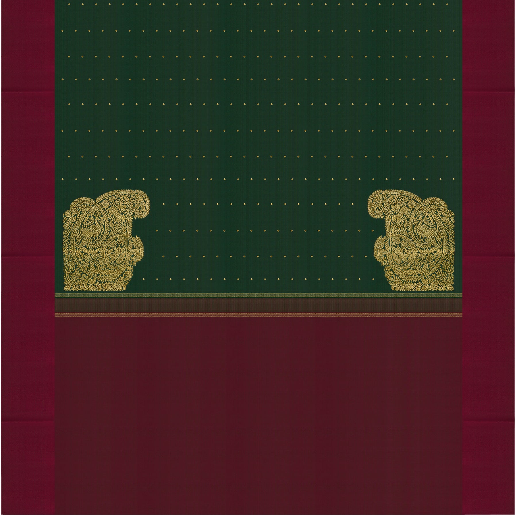 Kanakavalli Kanjivaram Silk Sari 26-040-HS001-02189 - Full View