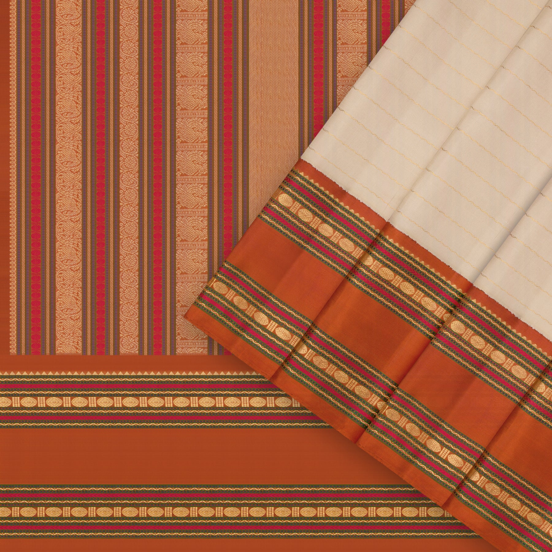 Kanakavalli Kanjivaram Silk Sari 26-040-HS001-03721 - Cover View