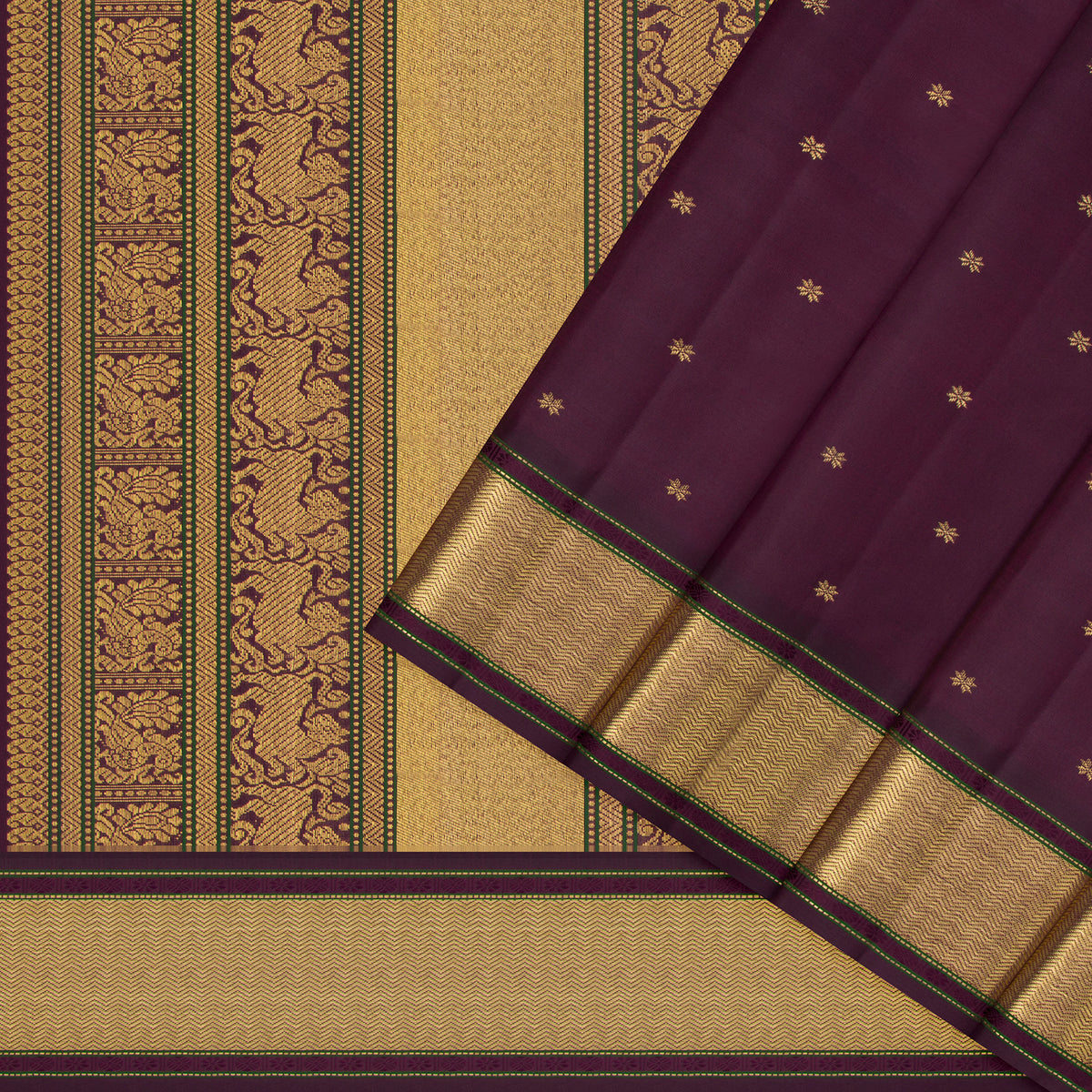 Kanakavalli Kanjivaram Silk Sari 26-040-HS001-04008 - Cover View