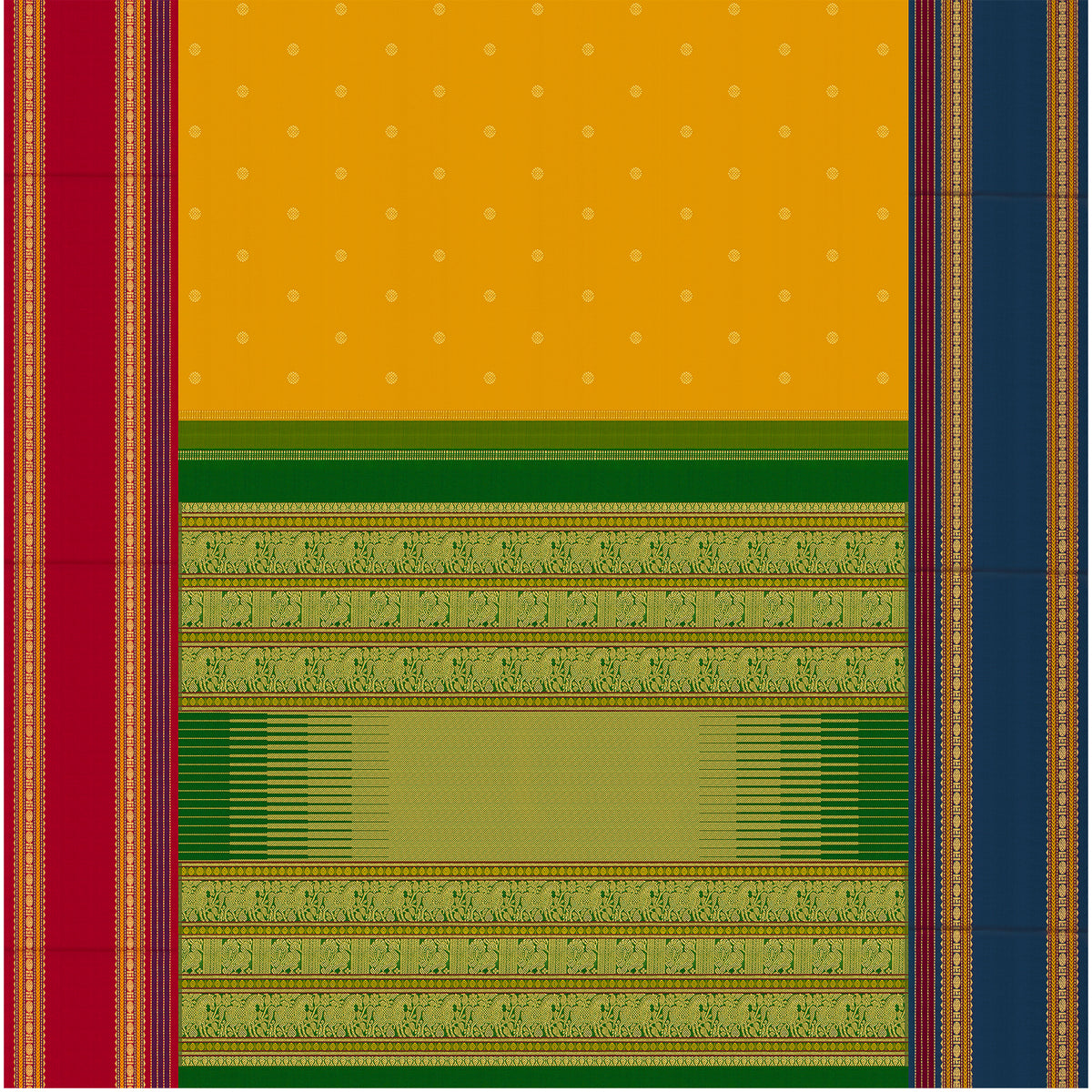 Kanakavalli Kanjivaram Silk Sari 26-040-HS001-04684 - Full View