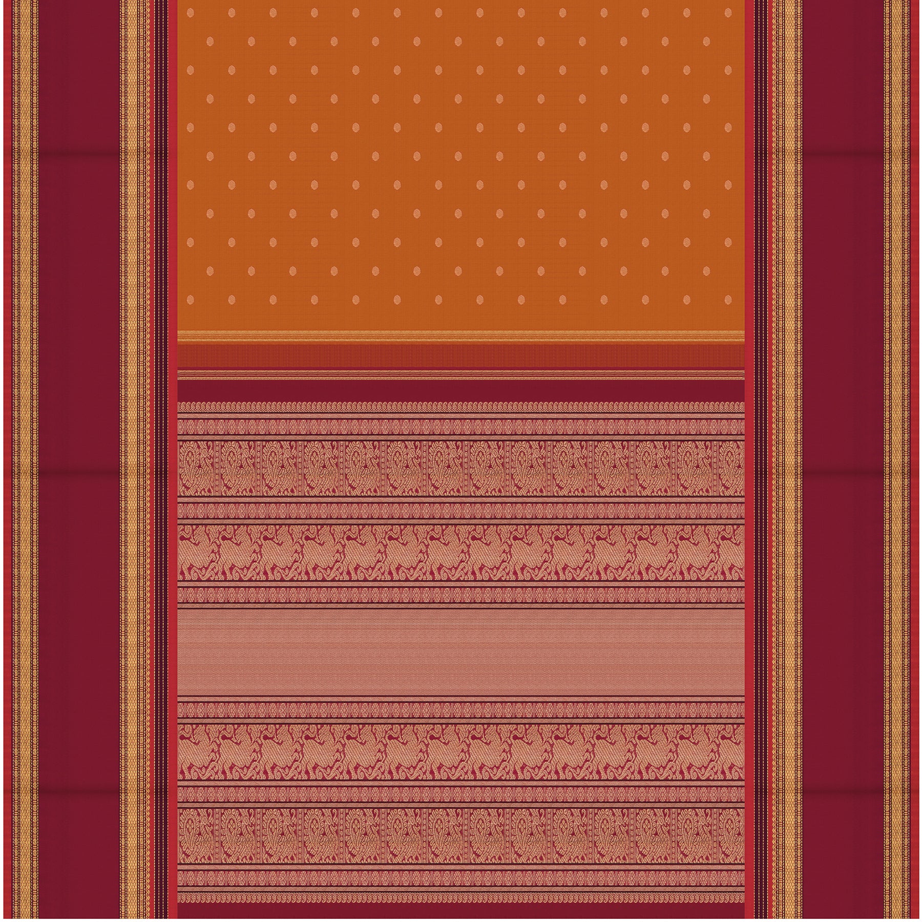 Kanakavalli Kanjivaram Silk Sari 26-041-HS001-00950 - Full View