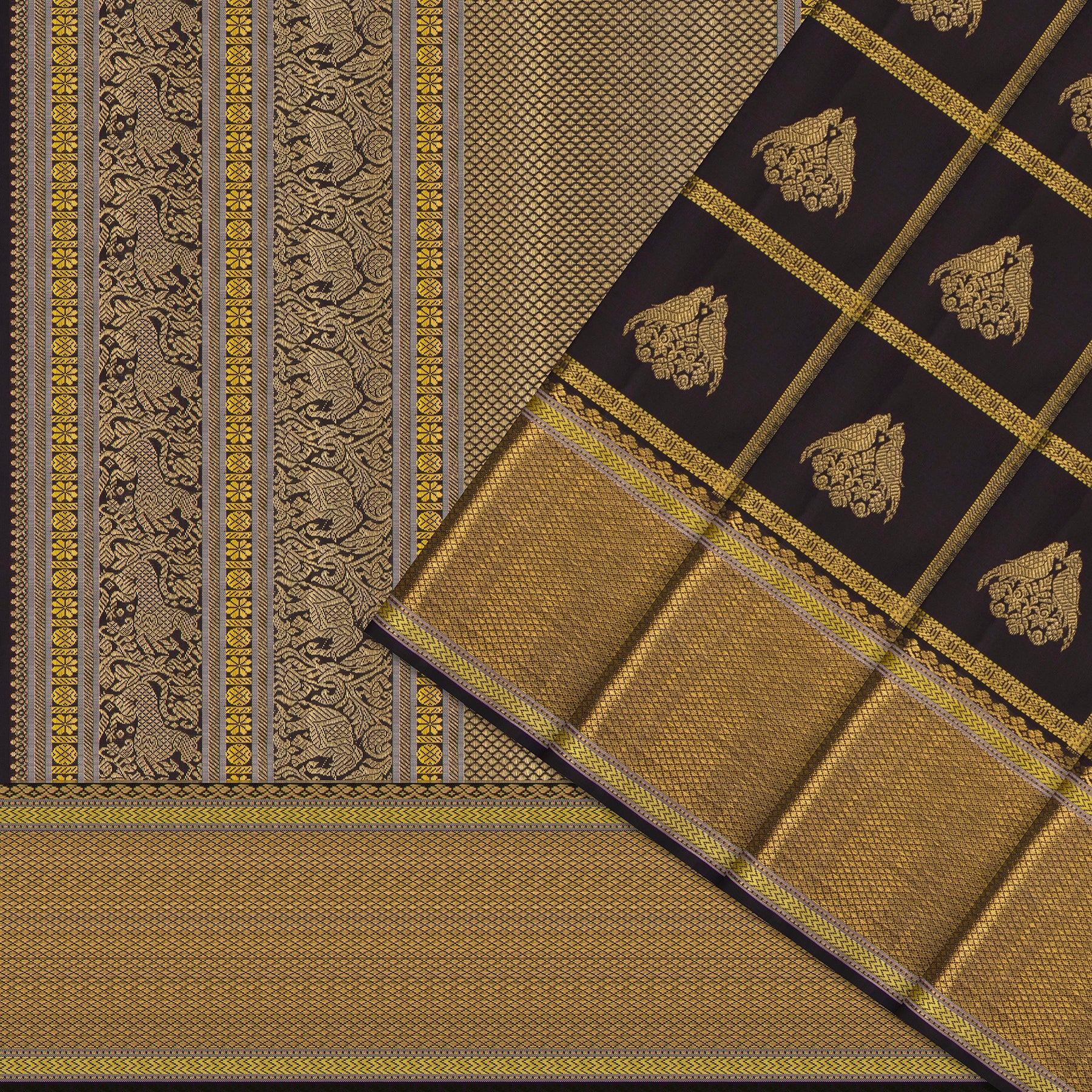 Kanakavalli Kanjivaram Silk Sari 26-041-HS001-00952 - Cover View