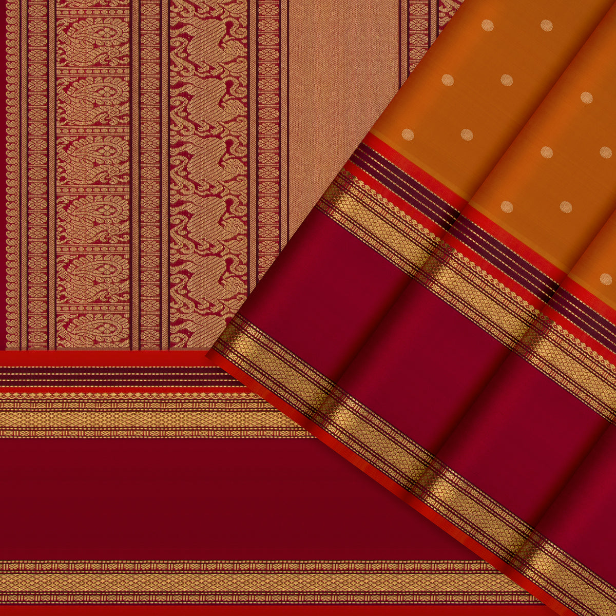 Kanakavalli Kanjivaram Silk Sari 26-041-HS001-00954 - Cover View