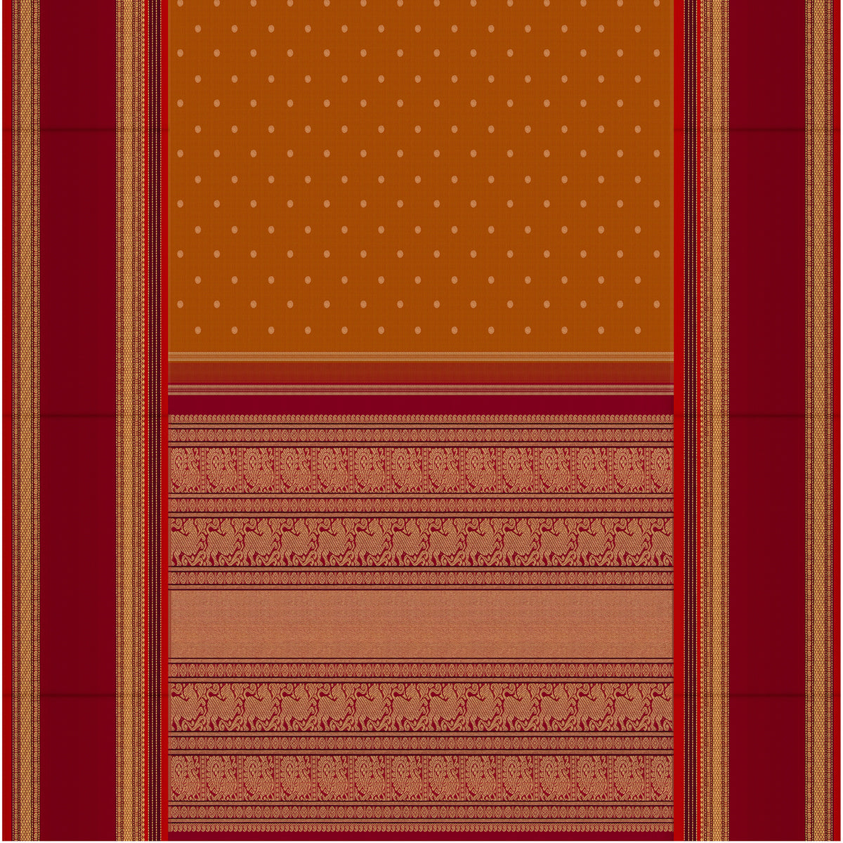 Kanakavalli Kanjivaram Silk Sari 26-041-HS001-00954 - Full View