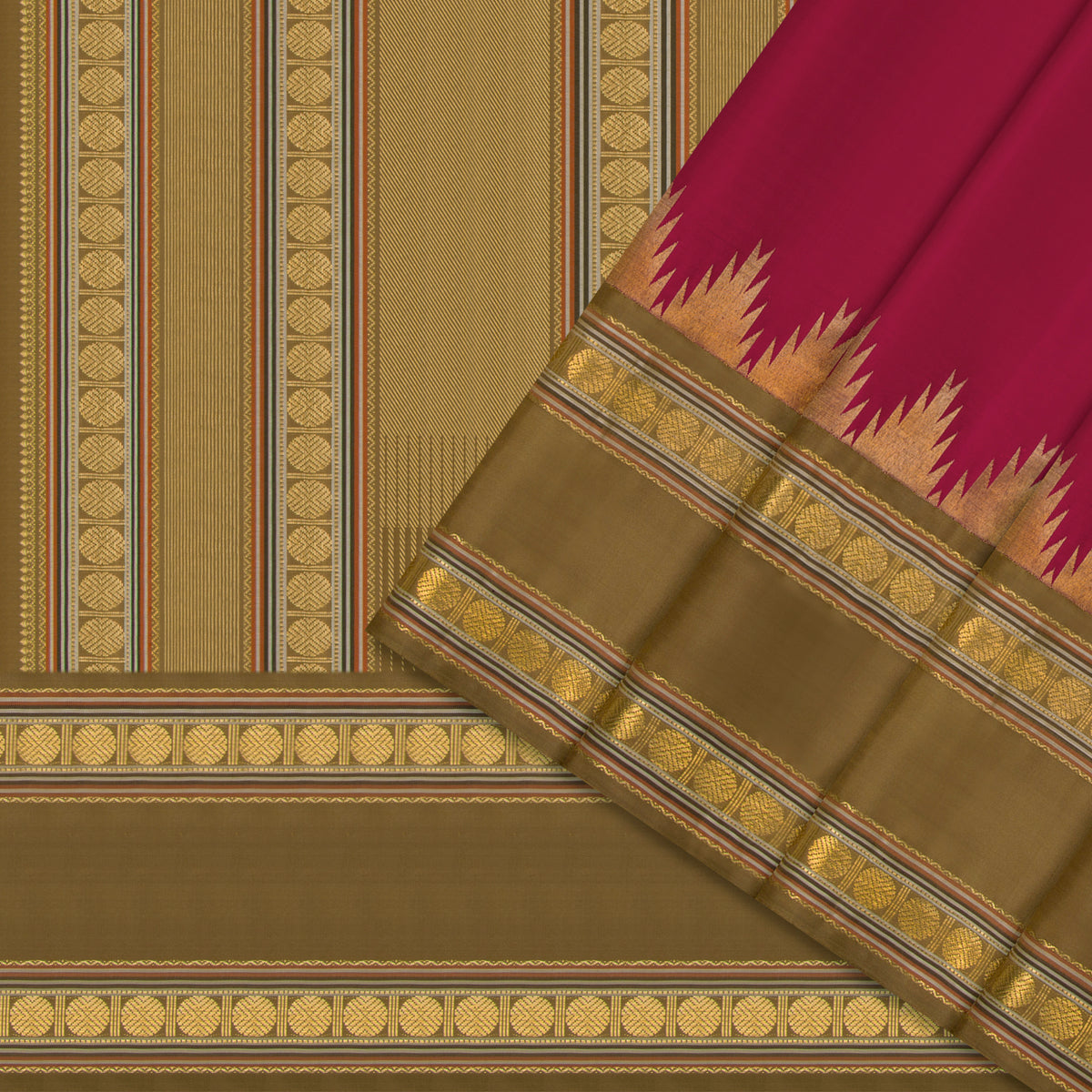 Kanakavalli Kanjivaram Silk Sari 26-041-HS001-00957 - Cover View