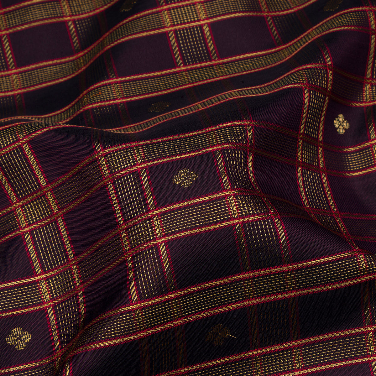 Kanakavalli Kanjivaram Silk Sari 26-041-HS001-00960 - Fabric View