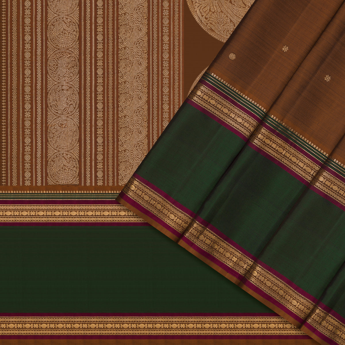 Kanakavalli Kanjivaram Silk Sari 26-041-HS001-01223 - Cover View