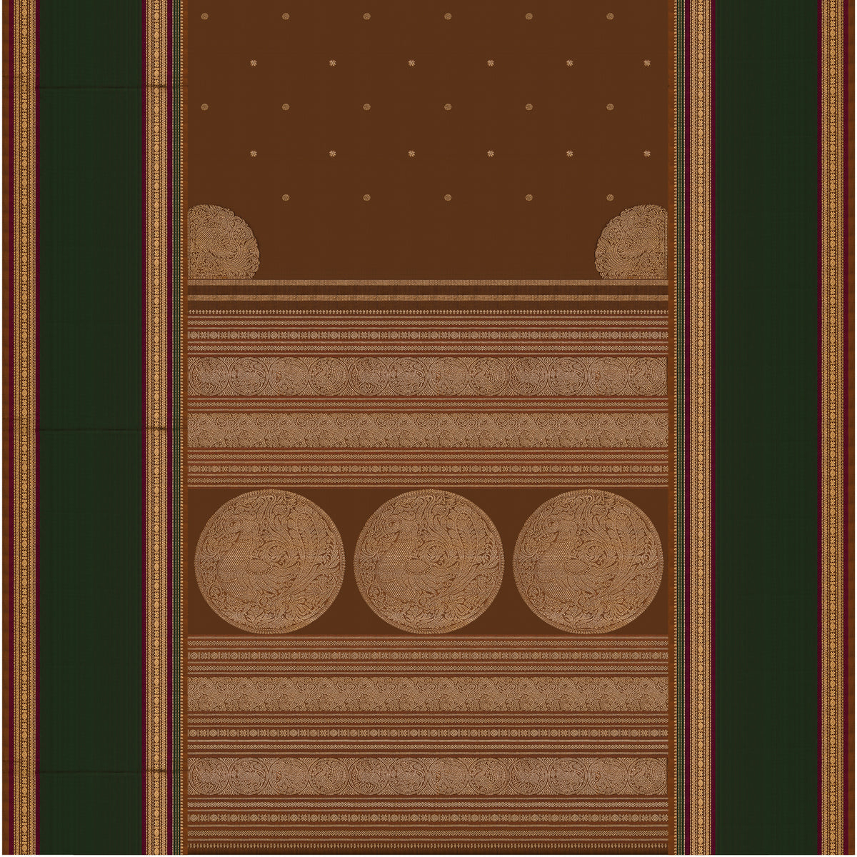 Kanakavalli Kanjivaram Silk Sari 26-041-HS001-01223 - Full View