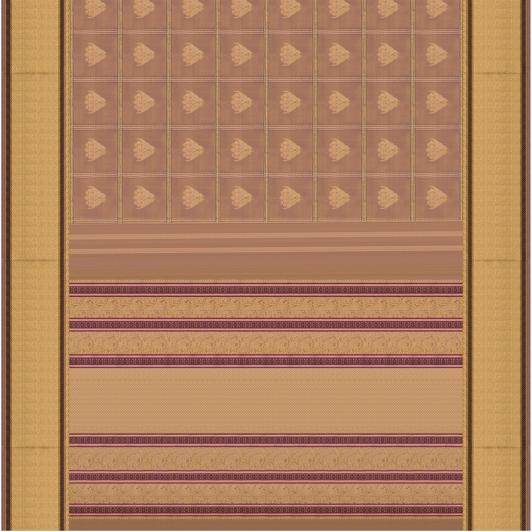Kanakavalli Kanjivaram Silk Sari 26-041-HS001-01879 - Full View