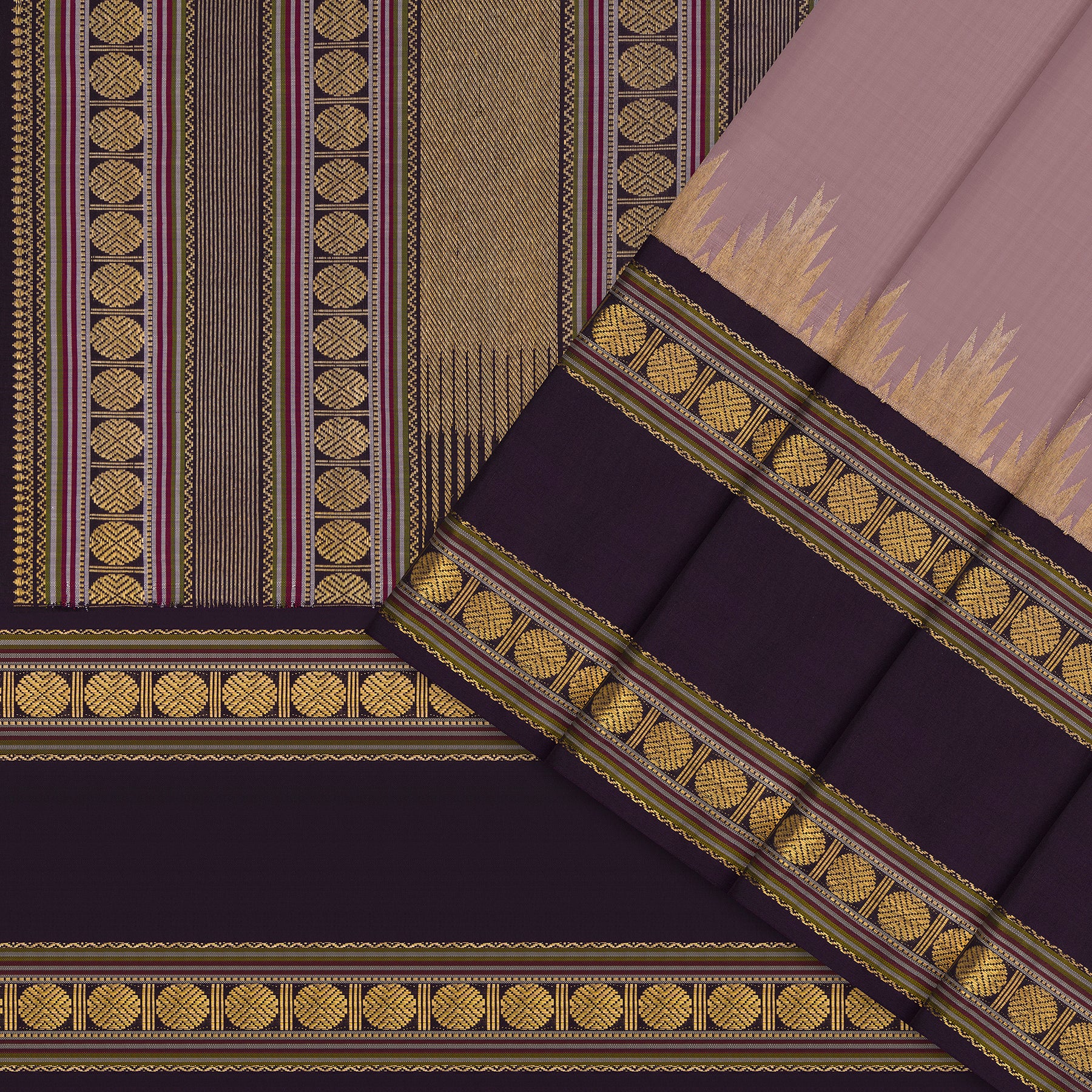 Kanakavalli Kanjivaram Silk Sari 26-041-HS001-01886 - Cover View