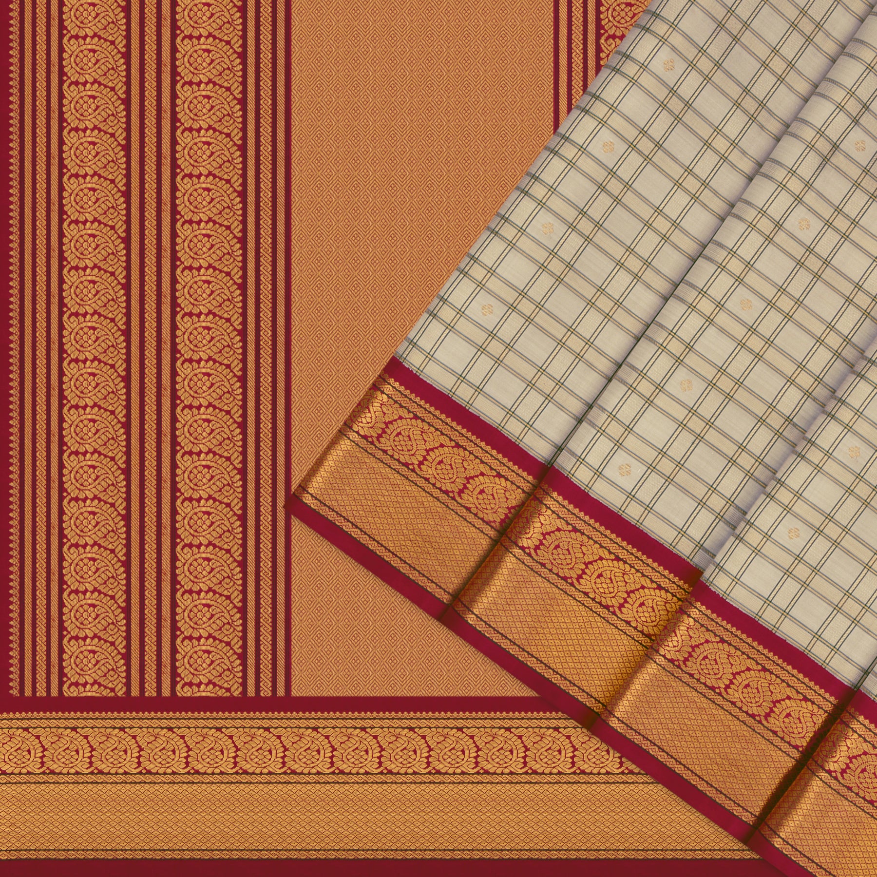 Kanakavalli Kanjivaram Silk Sari 26-041-HS001-03738 - Cover View