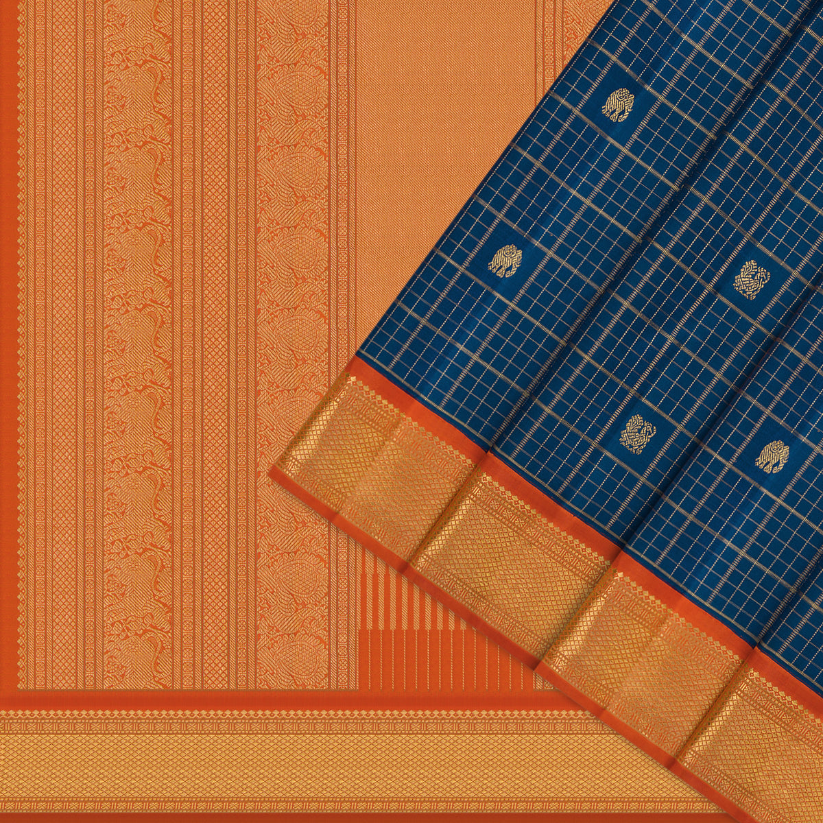Kanakavalli Kanjivaram Silk Sari 26-041-HS001-03740 - Cover View
