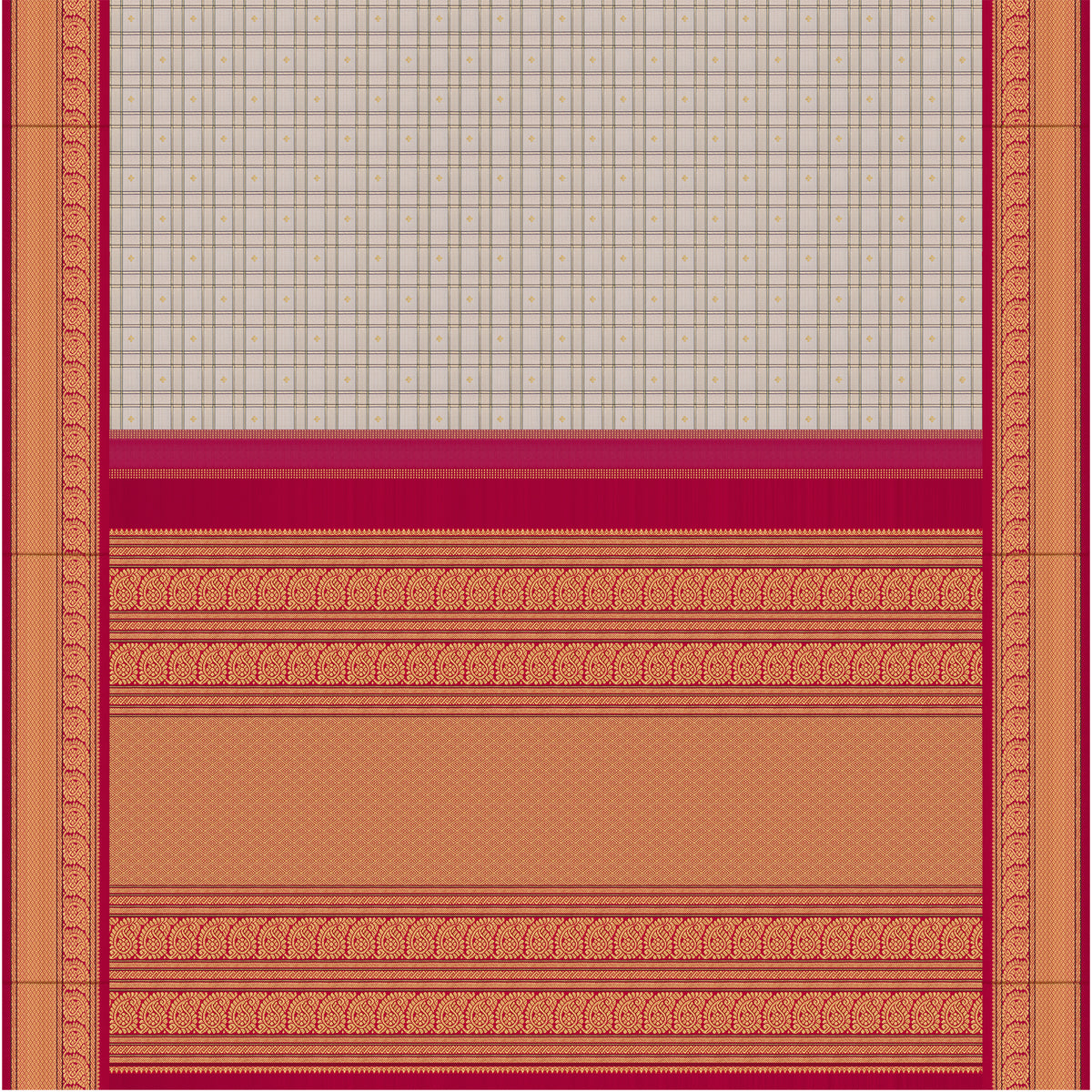Kanakavalli Kanjivaram Silk Sari 26-041-HS001-03741 - Full View
