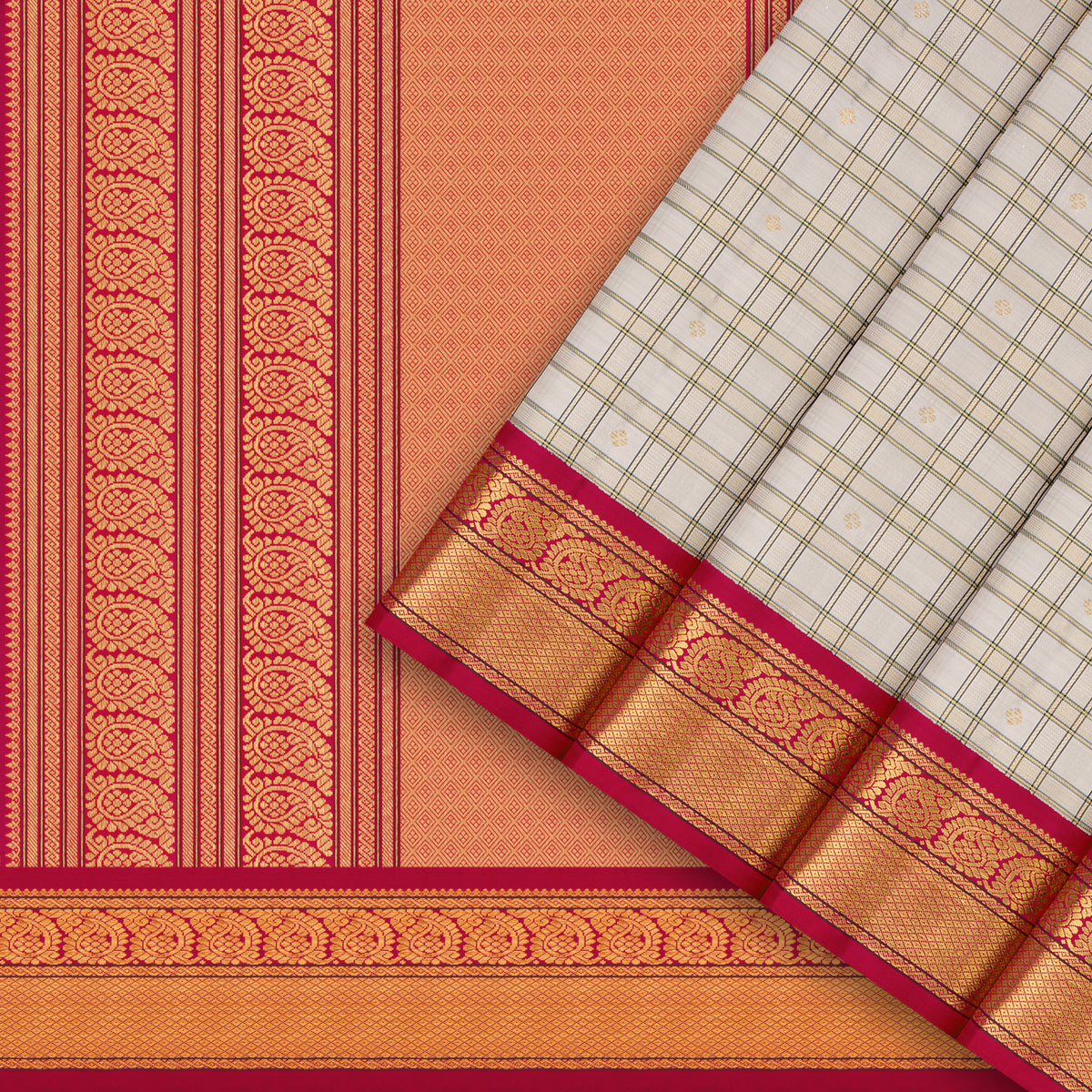 Kanakavalli Kanjivaram Silk Sari 26-041-HS001-03968 - Cover View