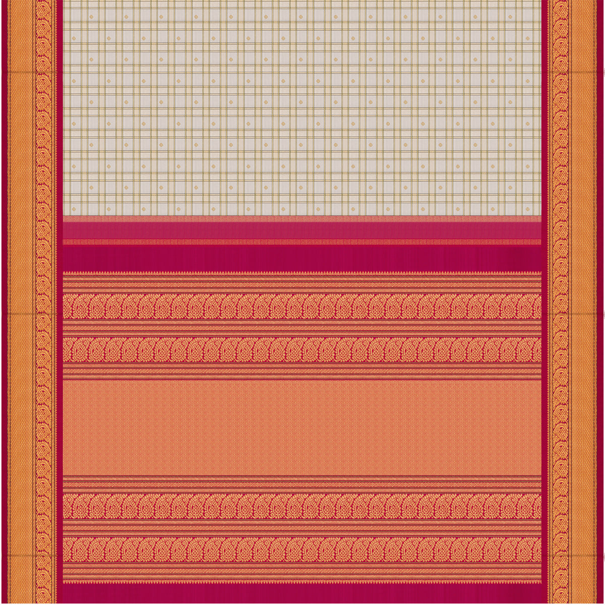 Kanakavalli Kanjivaram Silk Sari 26-041-HS001-03968 - Full View