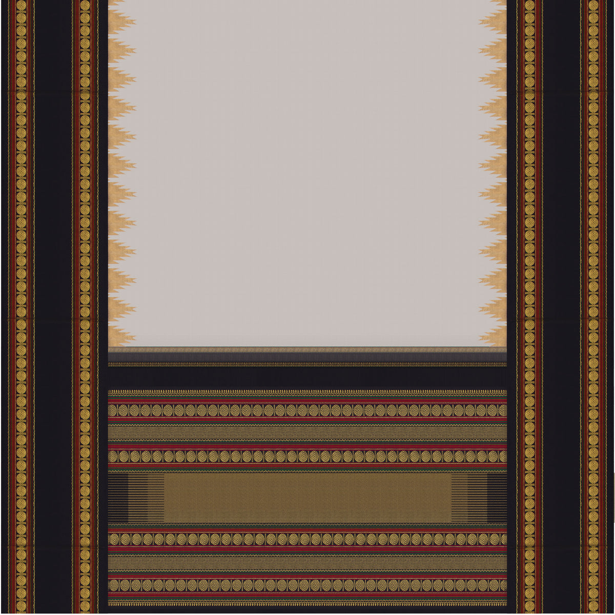 Kanakavalli Kanjivaram Silk Sari 26-041-HS001-03971 - Full View