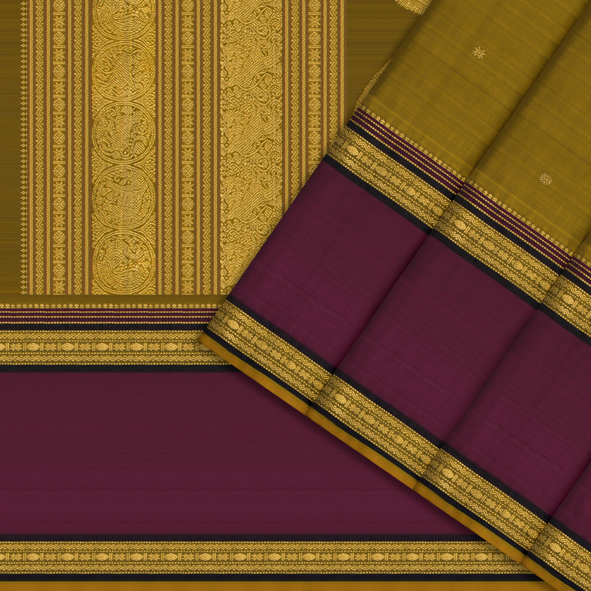 Kanakavalli Kanjivaram Silk Sari 26-041-HS001-04724 - Cover View