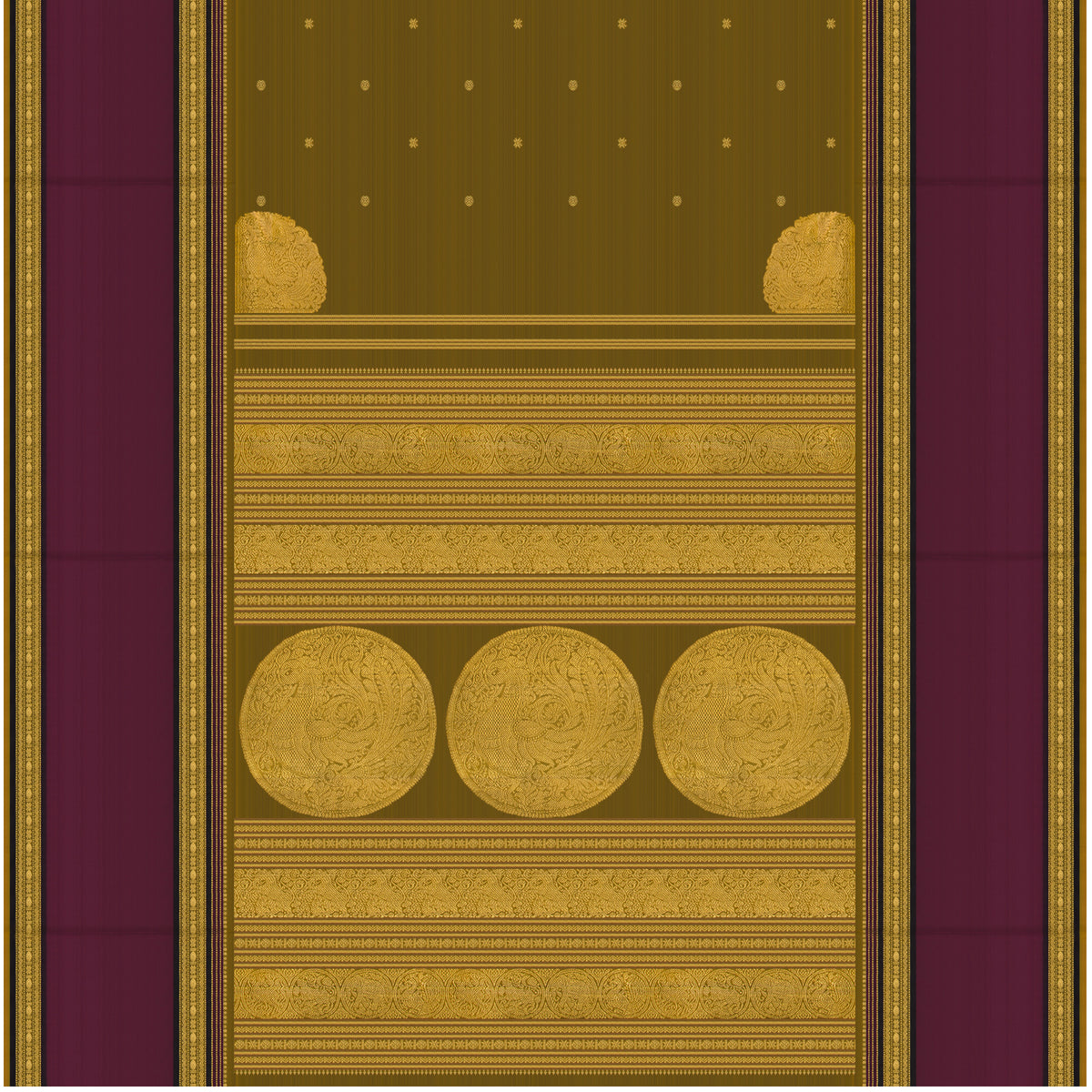 Kanakavalli Kanjivaram Silk Sari 26-041-HS001-04724 - Full View