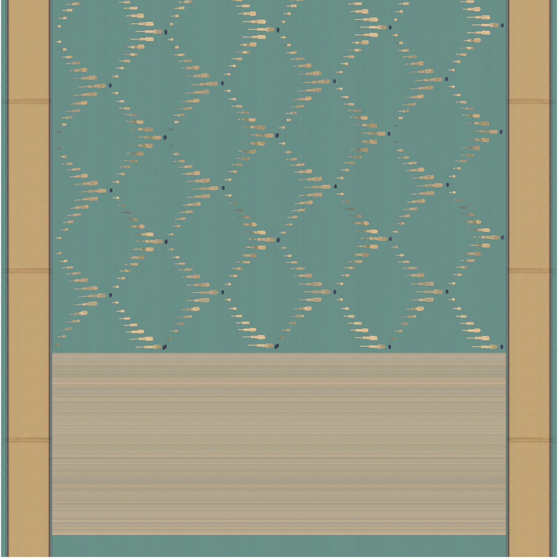 Pradeep Pillai Chanderi Silk/Cotton Sari 26-008-HS005-00176 - Full View
