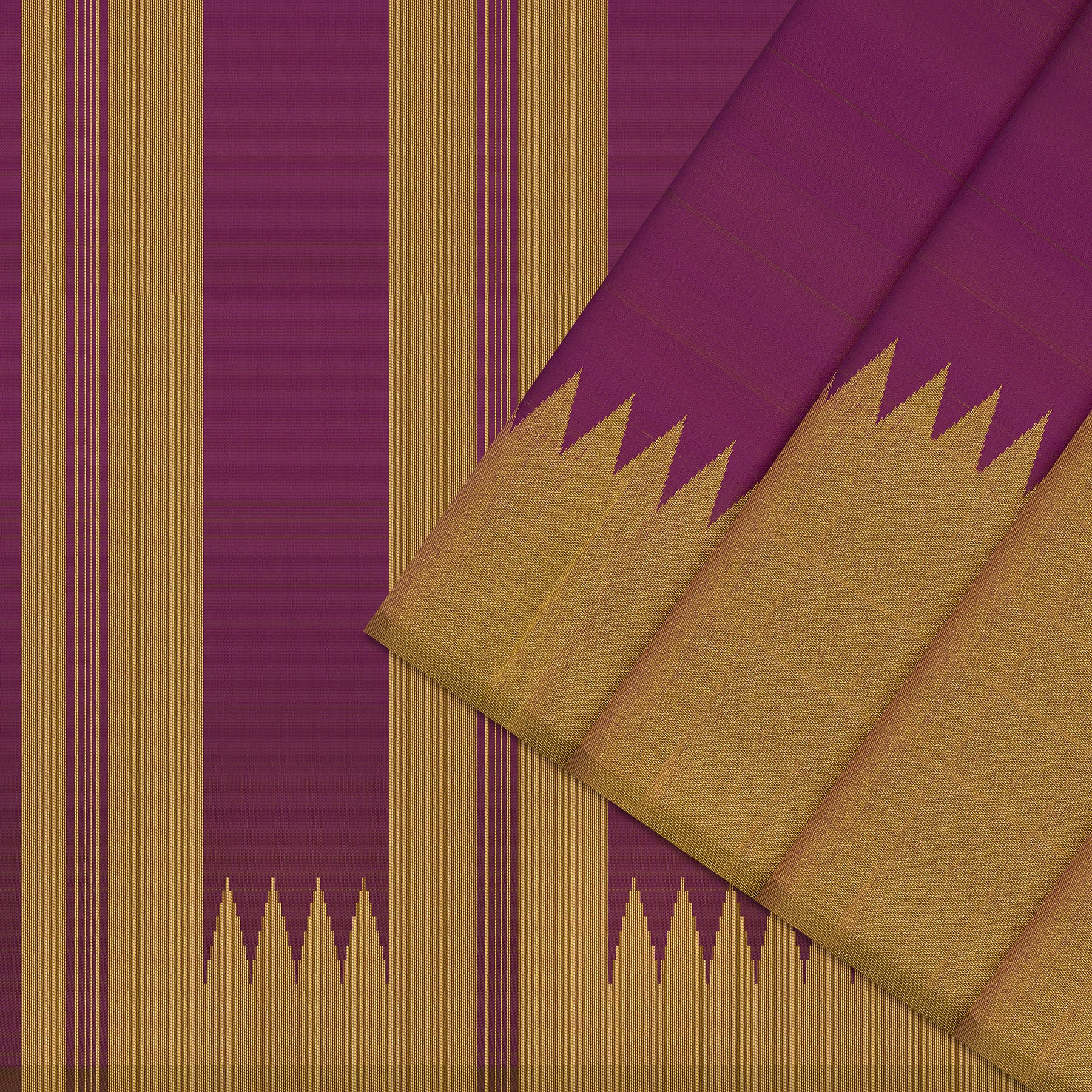 Kanakavalli Kanjivaram Silk Sari 26-100-HS001-01582 - Cover View