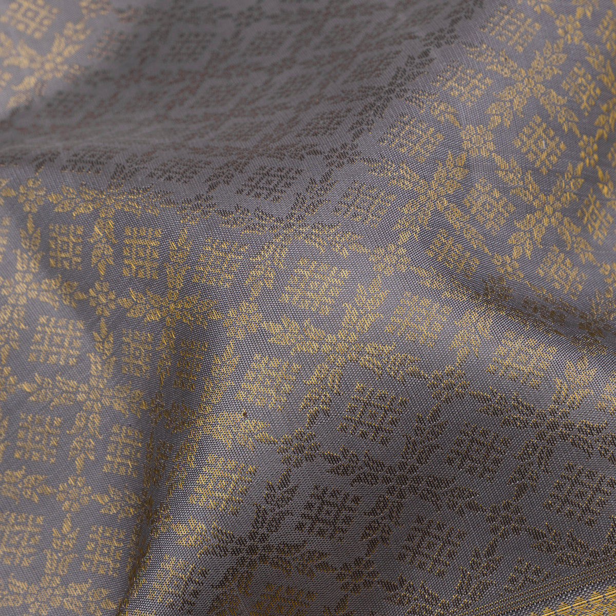 Kanakavalli Kanjivaram Silk Sari 26-109-HS001-04221 - Fabric View