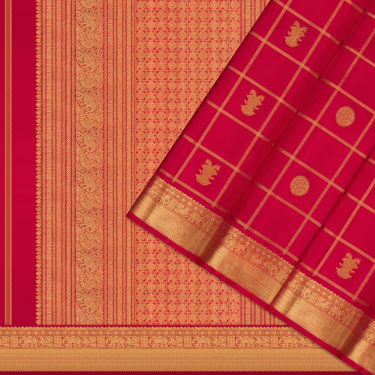Kanakavalli Kanjivaram Silk Sari 26-109-HS001-04240 - Cover View