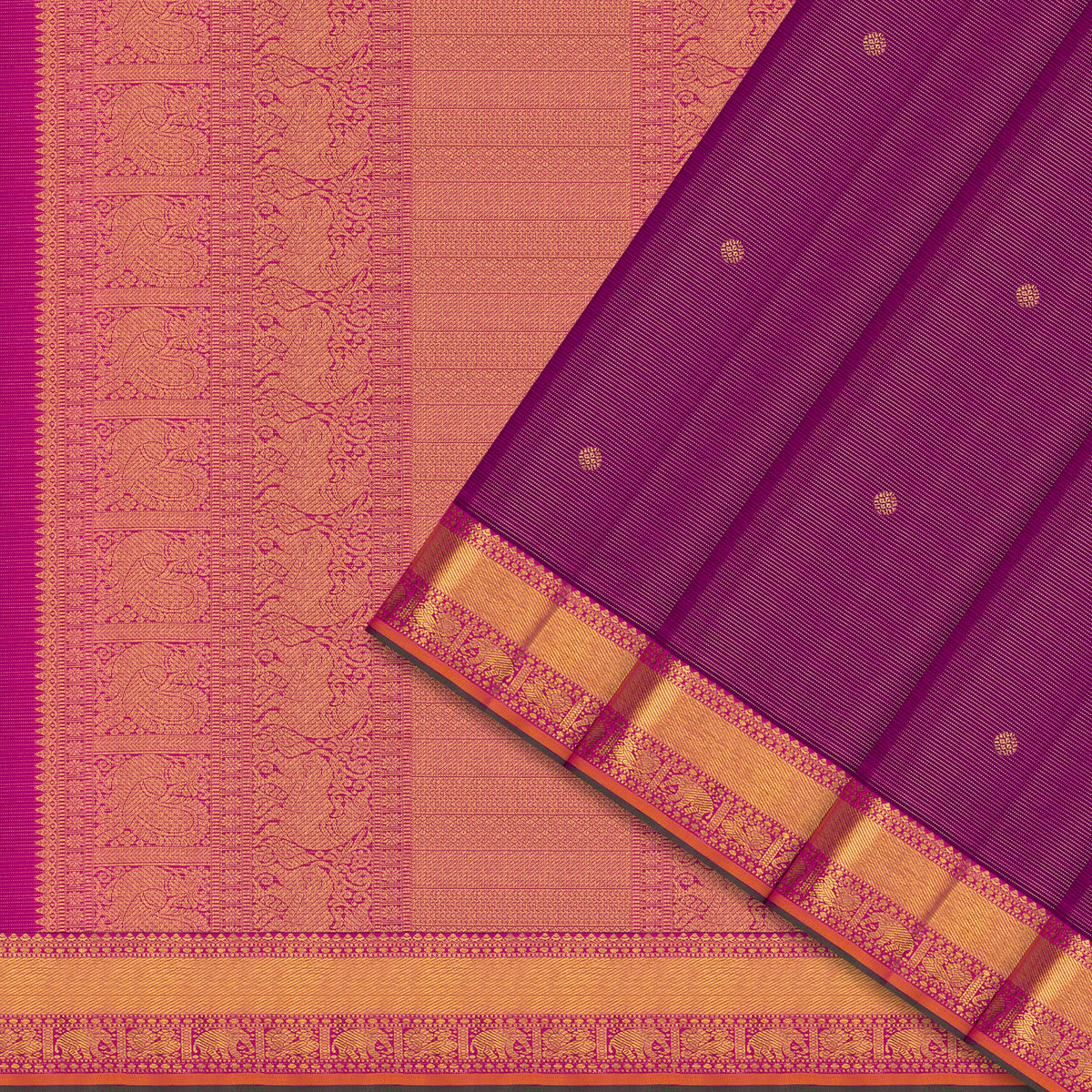 Kanakavalli Kanjivaram Silk Sari 26-109-HS001-04247 - Cover View