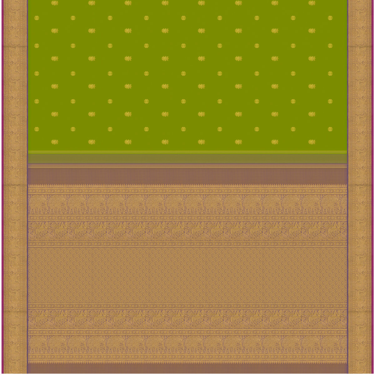 Kanakavalli Kanjivaram Silk Sari 26-109-HS001-04253 - Full View