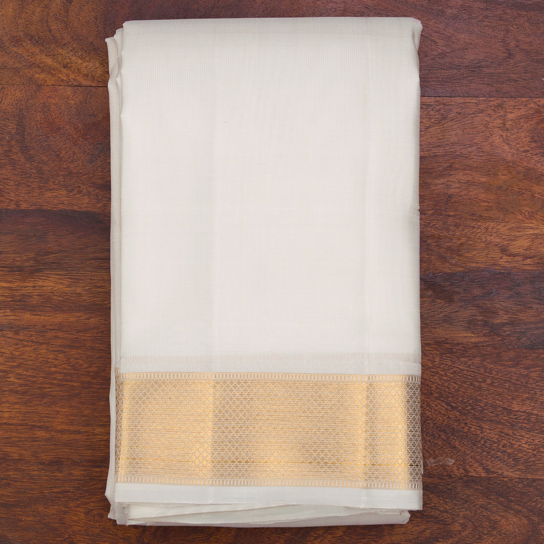 Kanakavalli Kanjivaram Silk Angavastram CO-ORD 26-110-AF001-01797 - Folded View