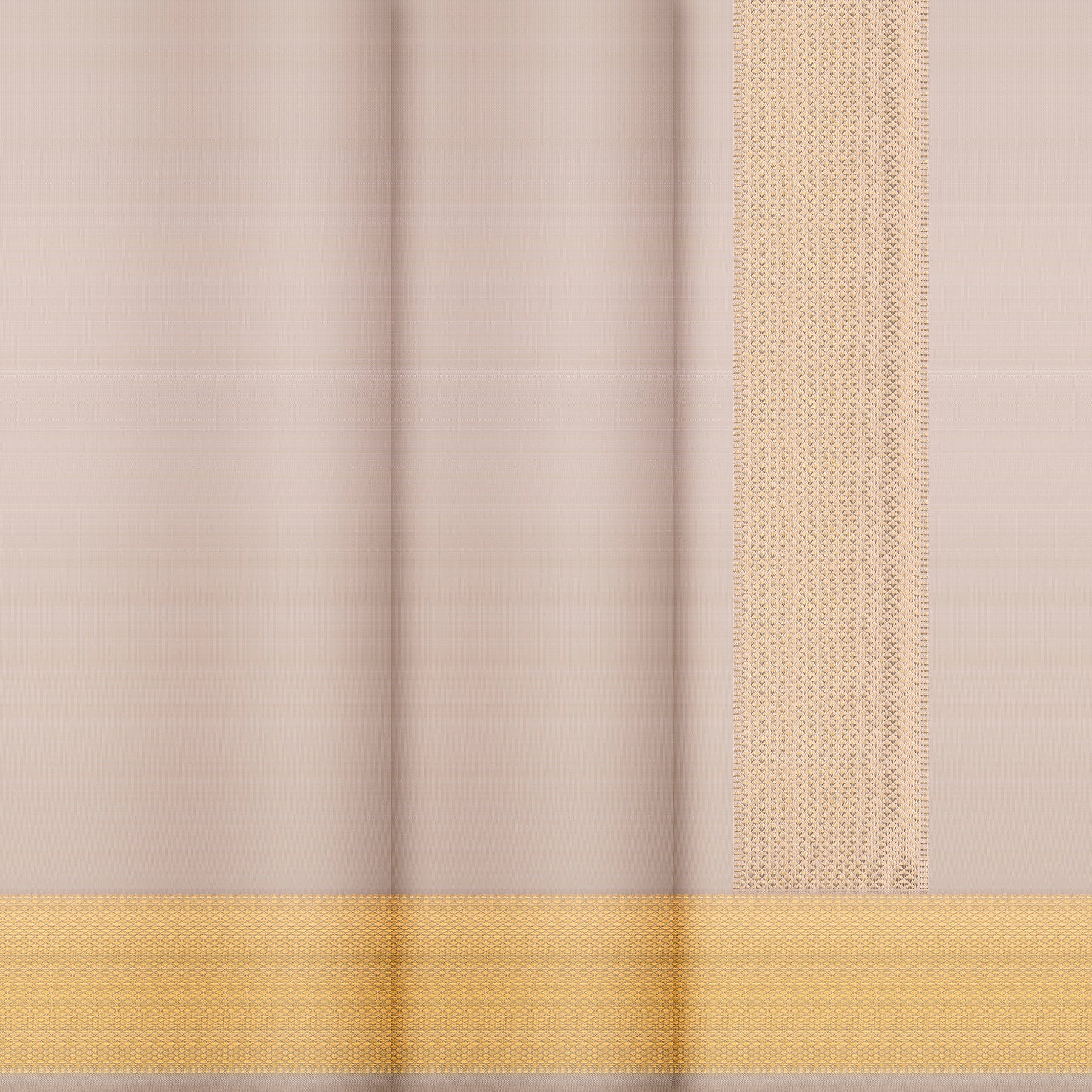 Kanakavalli Kanjivaram Silk Angavastram CO-ORD 26-110-AF001-01798 - Double Pleated View