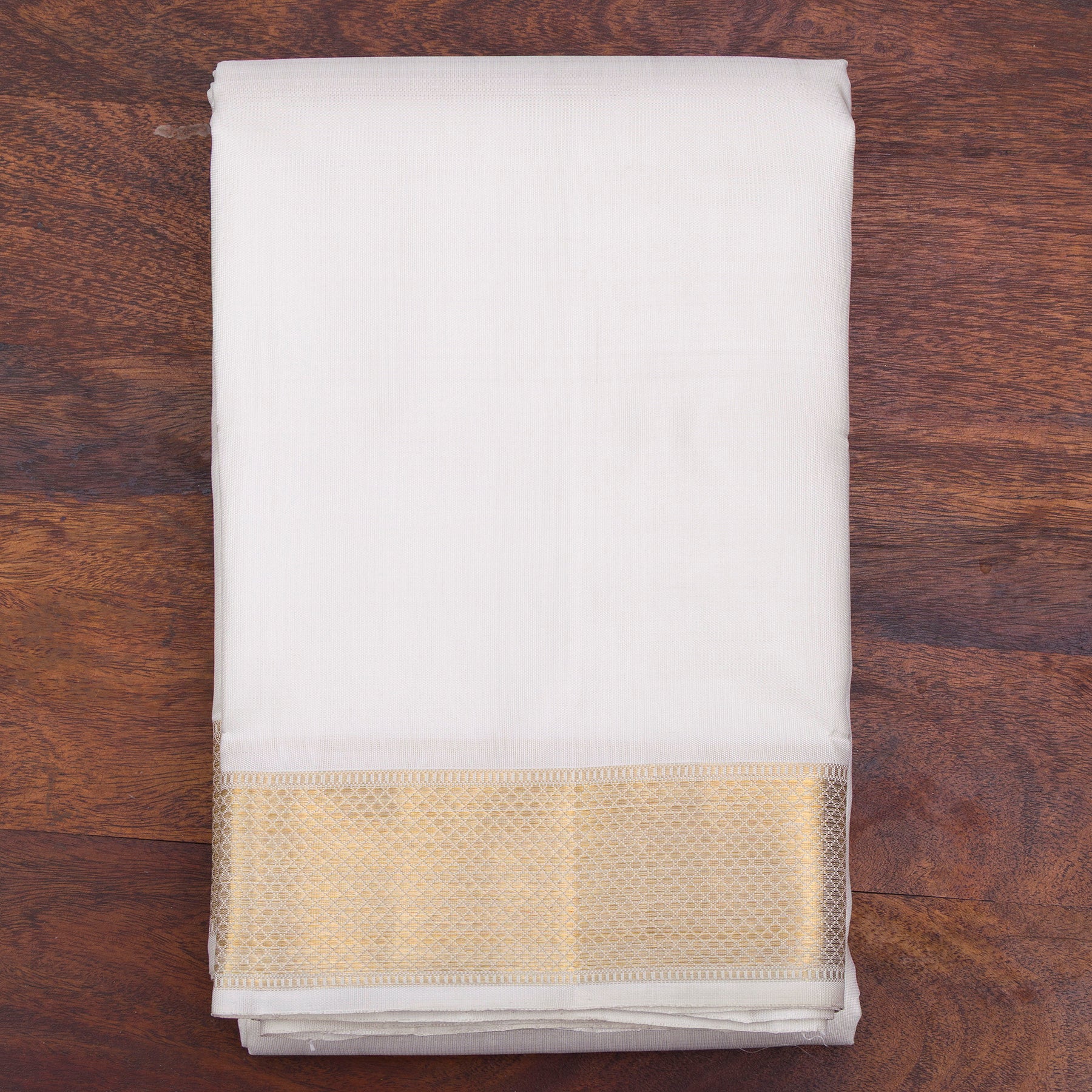 Kanakavalli Kanjivaram Silk Angavastram CO-ORD 26-110-AF001-02027 - Folded View