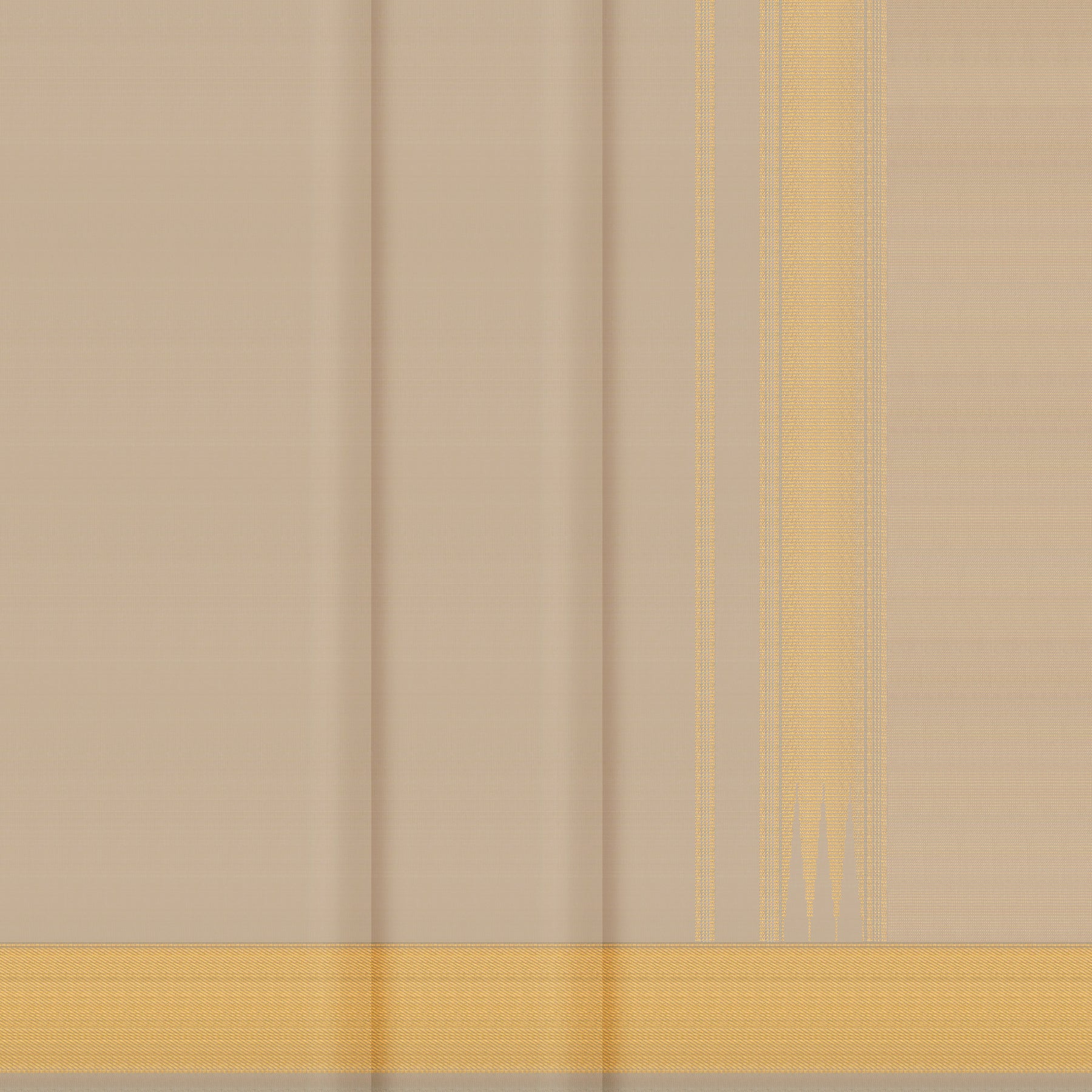 Kanakavalli Kanjivaram Silk Angavastram CO-ORD 26-110-AF001-02037 - Double Pleated View