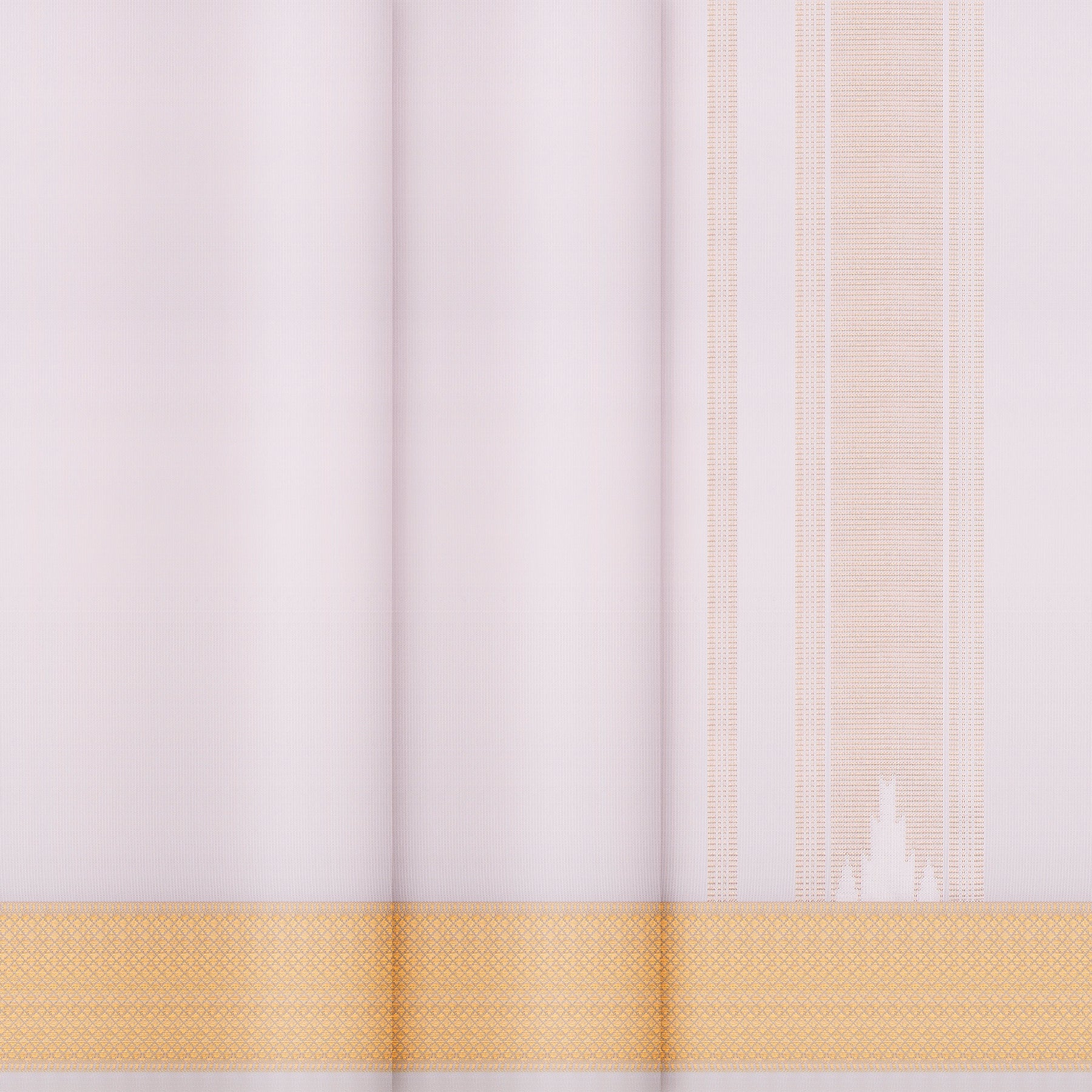 Kanakavalli Kanjivaram Silk Angavastram CO-ORD 26-110-AF001-02039 - Double Pleated View