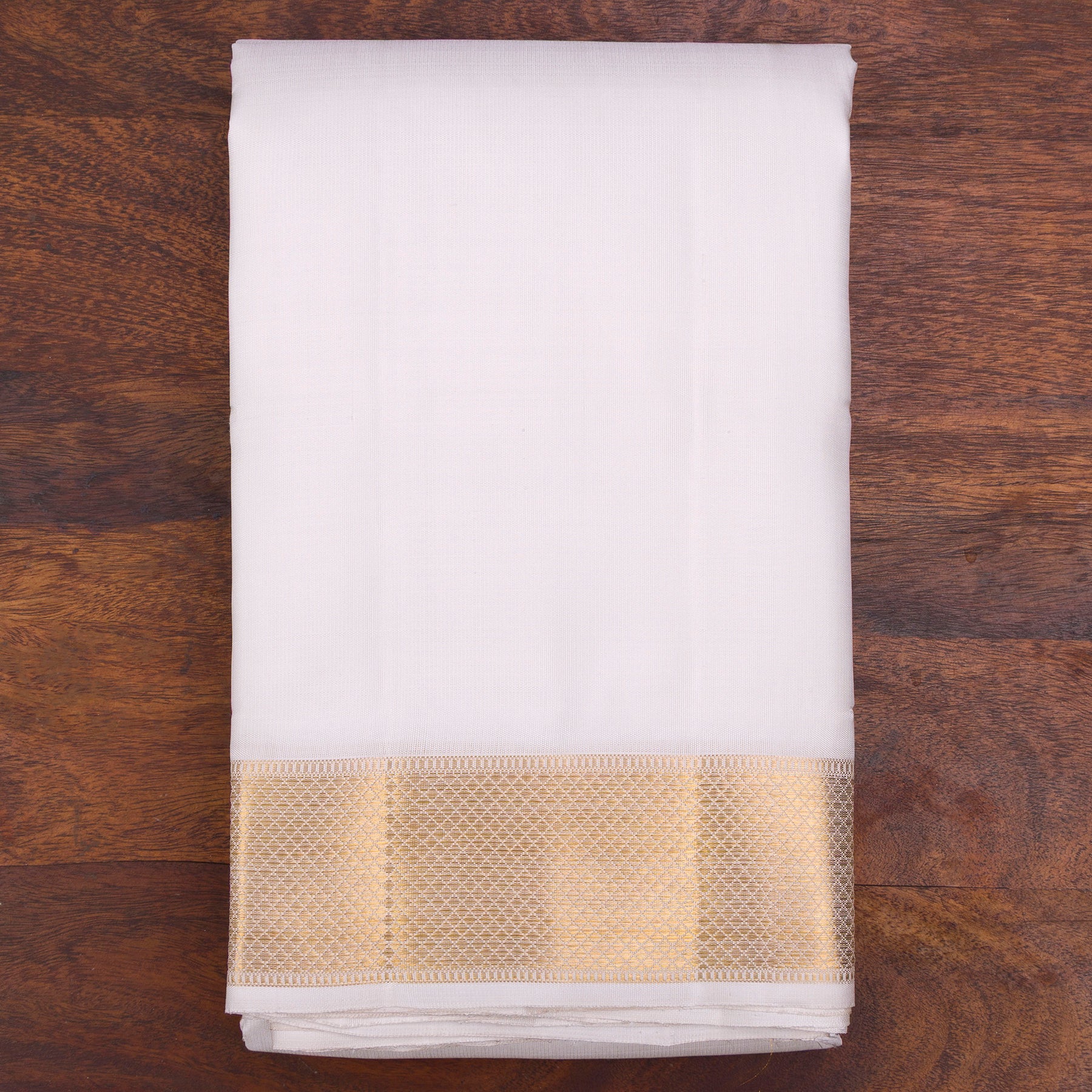 Kanakavalli Kanjivaram Silk Angavastram CO-ORD 26-110-AF001-02039 - Folded View