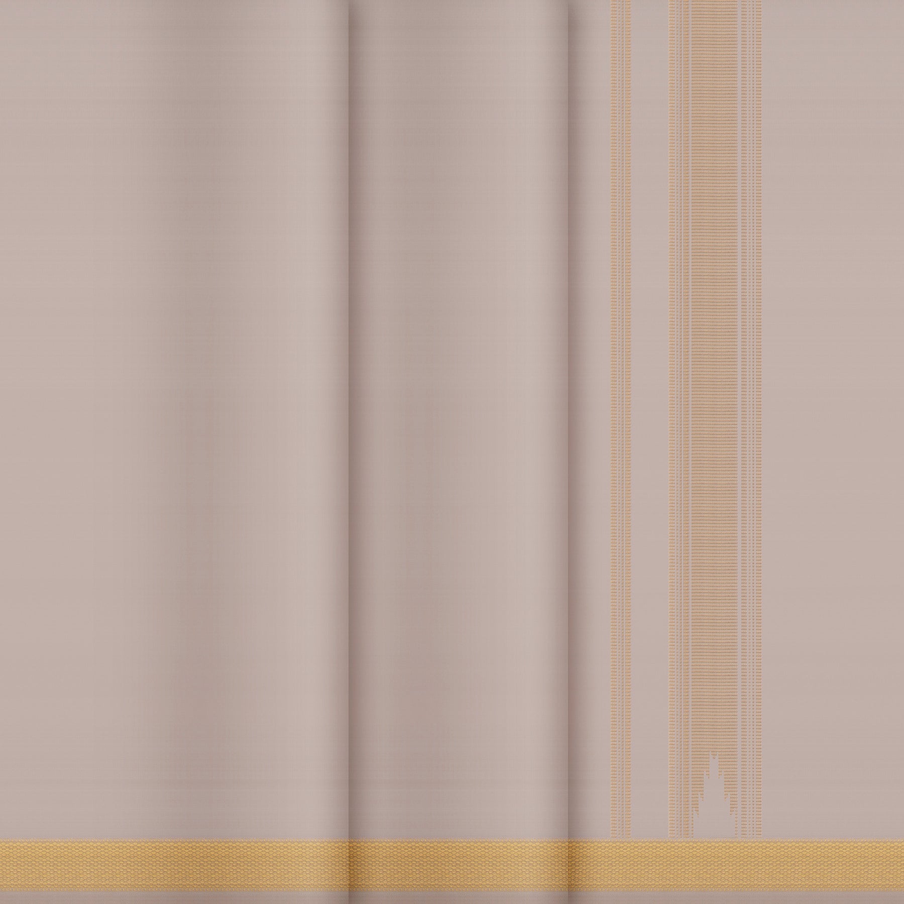 Kanakavalli Kanjivaram Silk Angavastram CO-ORD 26-110-AF001-03649 - Double Pleated View