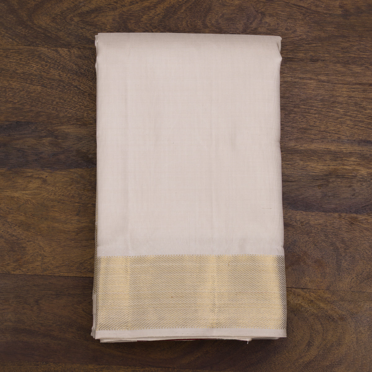 Kanakavalli Kanjivaram Silk Angavastram CO-ORD 26-110-AF001-05178 - Folded View