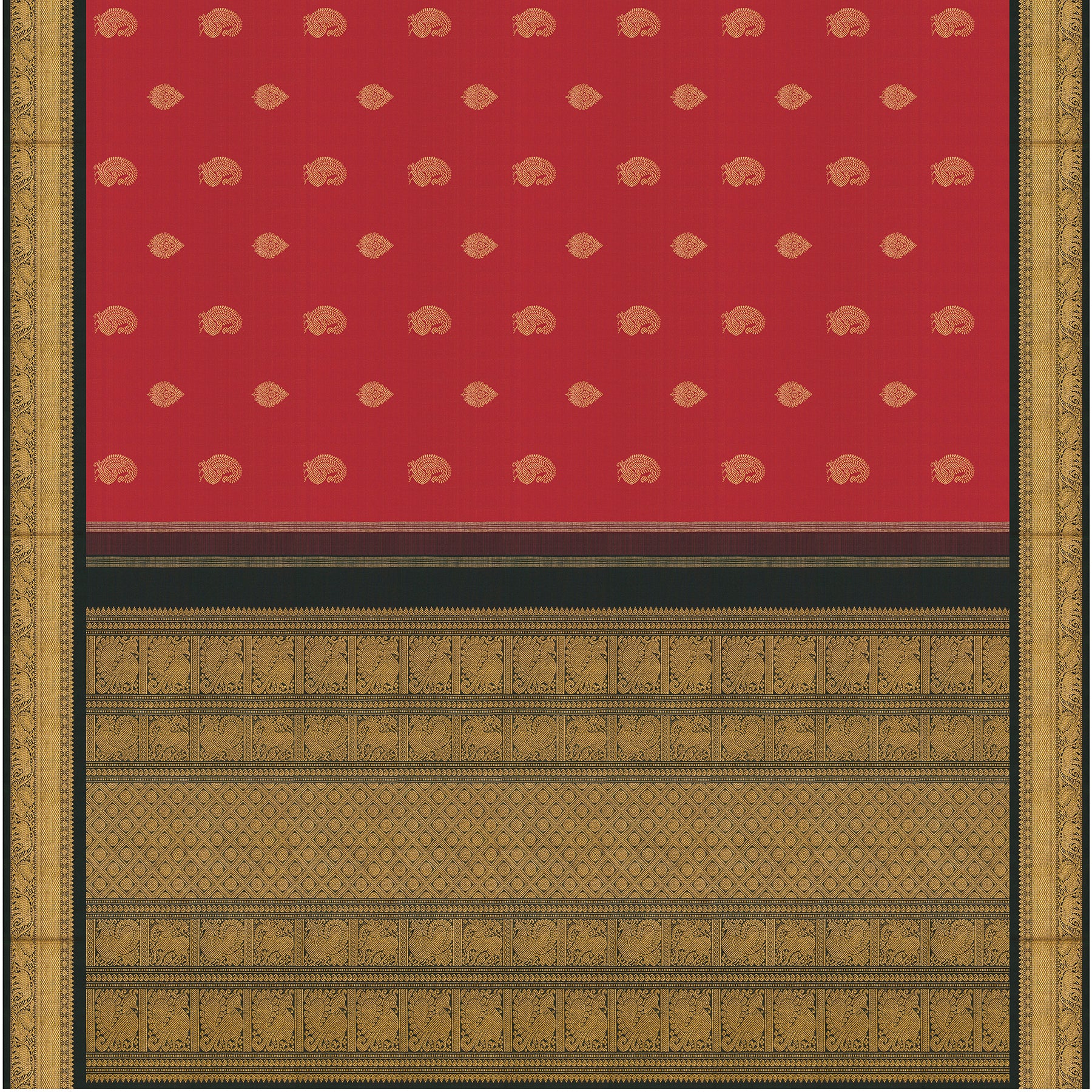 Kanakavalli Kanjivaram Silk Sari 26-110-HS001-00561 - Full View