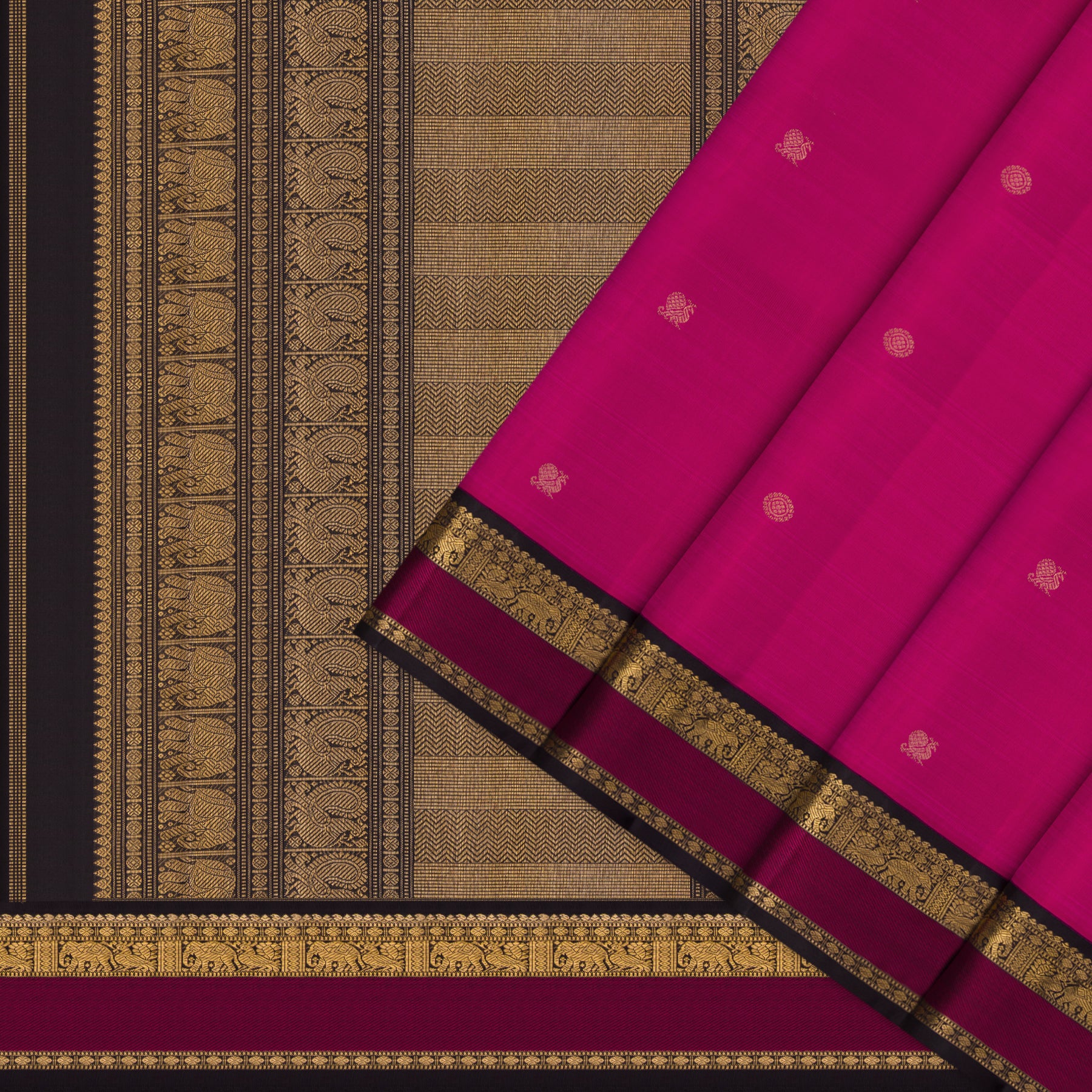 Kanakavalli Kanjivaram Silk Sari 26-110-HS001-00573 - Cover View