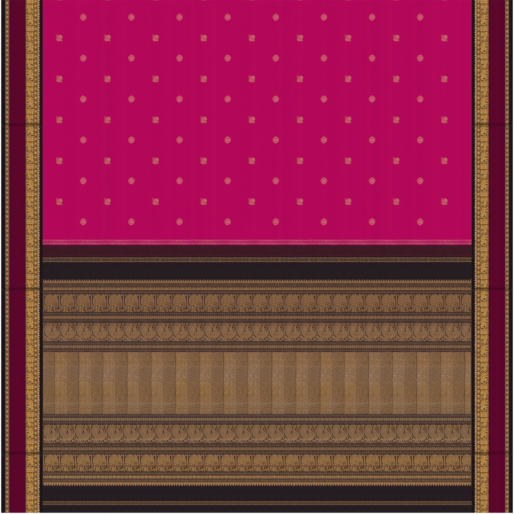 Kanakavalli Kanjivaram Silk Sari 26-110-HS001-00573 - Full View