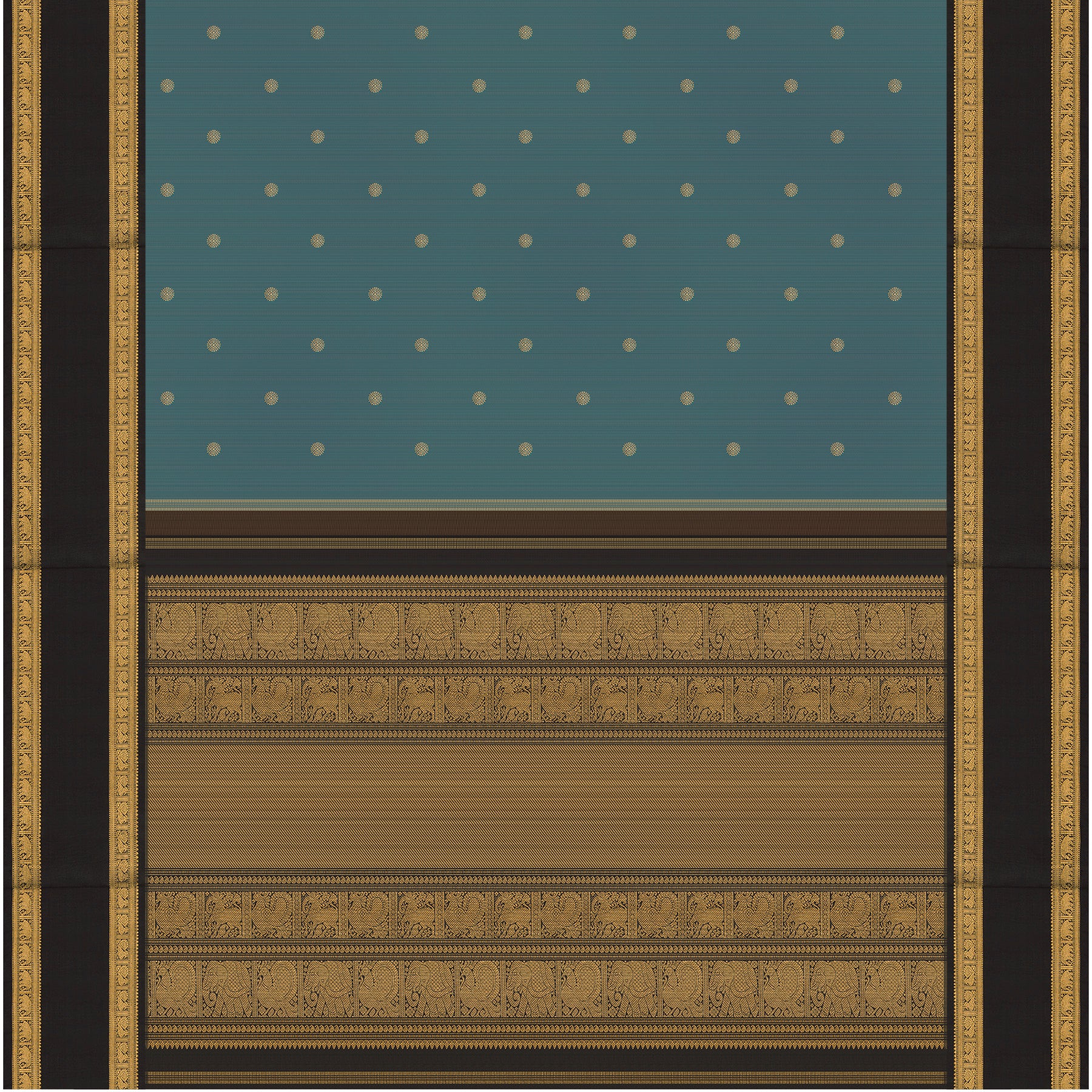 Kanakavalli Kanjivaram Silk Sari 26-110-HS001-00588 - Full View
