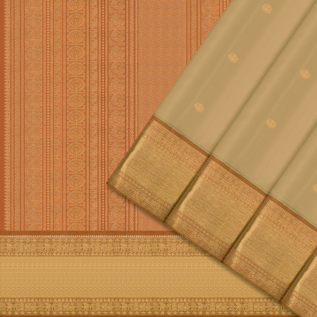 Kanakavalli Kanjivaram Silk Sari 26-110-HS001-00615 - Cover View
