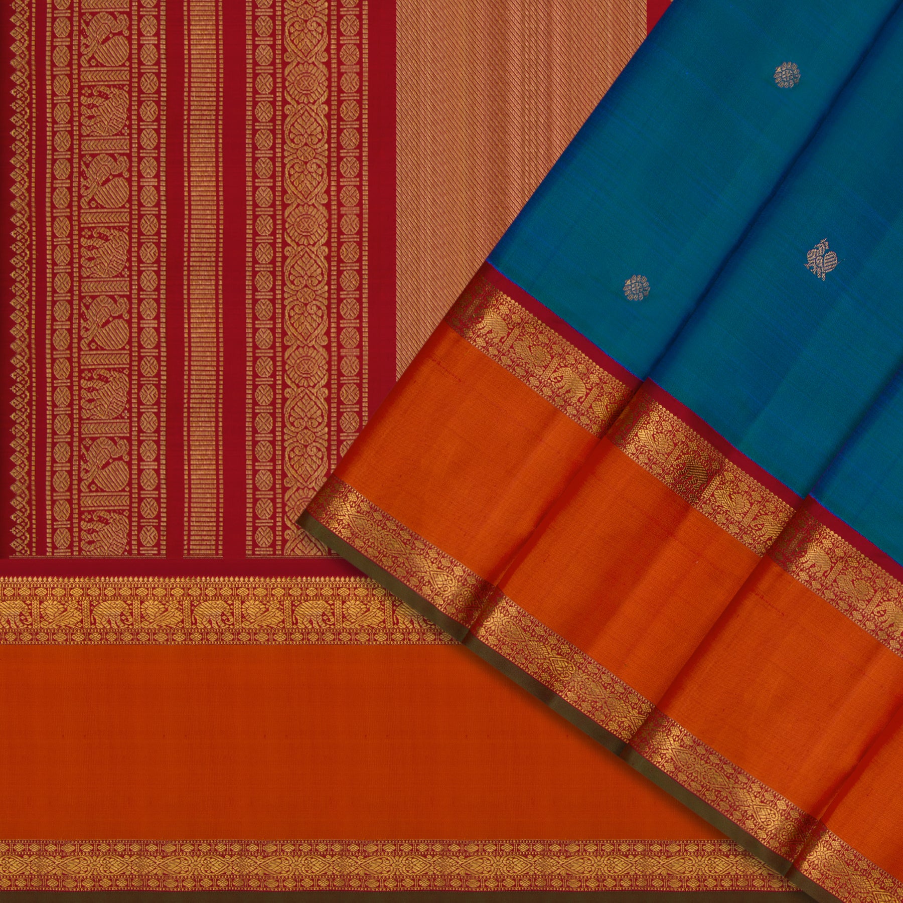 Kanakavalli Kanjivaram Silk Sari 26-110-HS001-00619 - Cover View