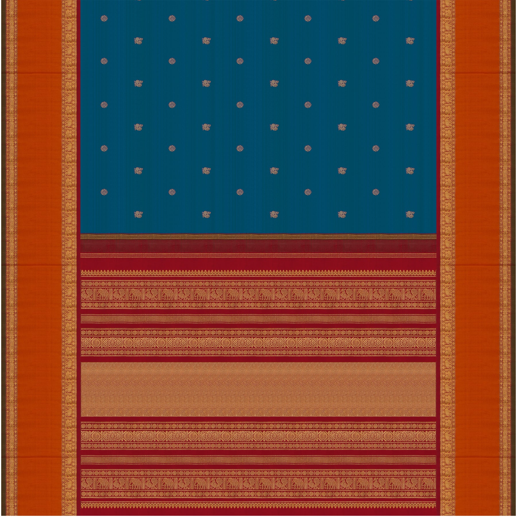 Kanakavalli Kanjivaram Silk Sari 26-110-HS001-00619 - Full View