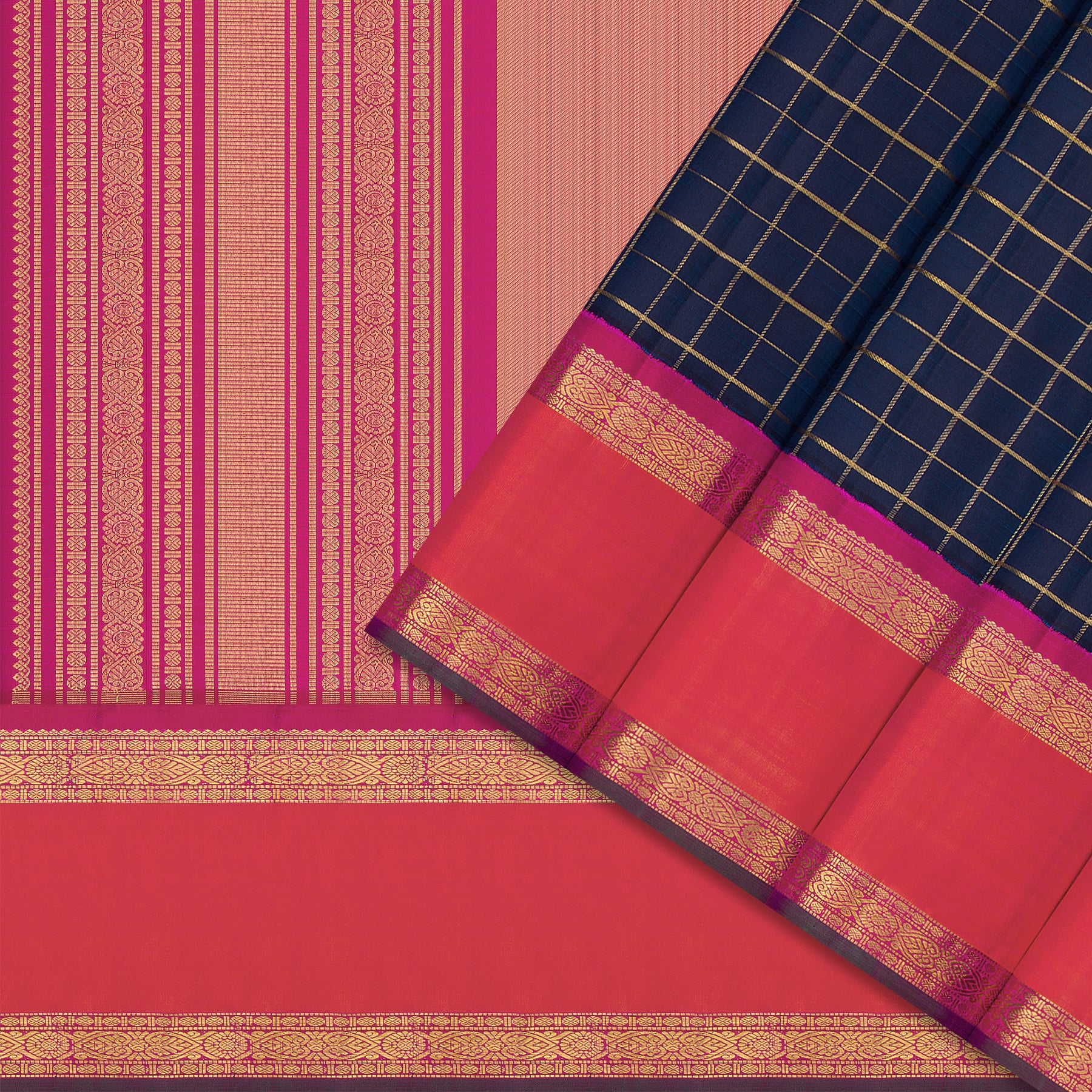 Kanakavalli Kanjivaram Silk Sari 26-110-HS001-00622 - Cover View