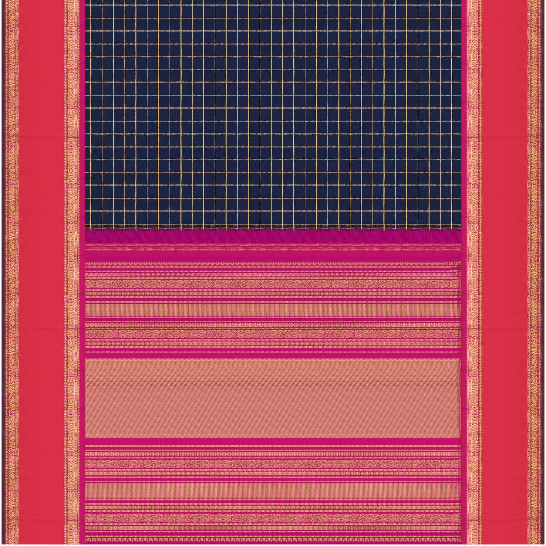 Kanakavalli Kanjivaram Silk Sari 26-110-HS001-00622 - Full View