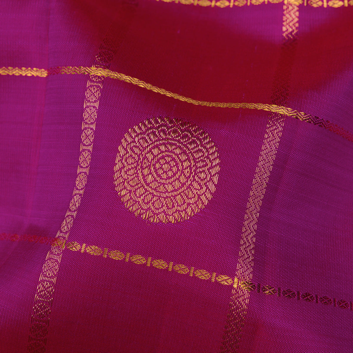 Kanakavalli Kanjivaram Silk Sari 26-110-HS001-00649 - Fabric View