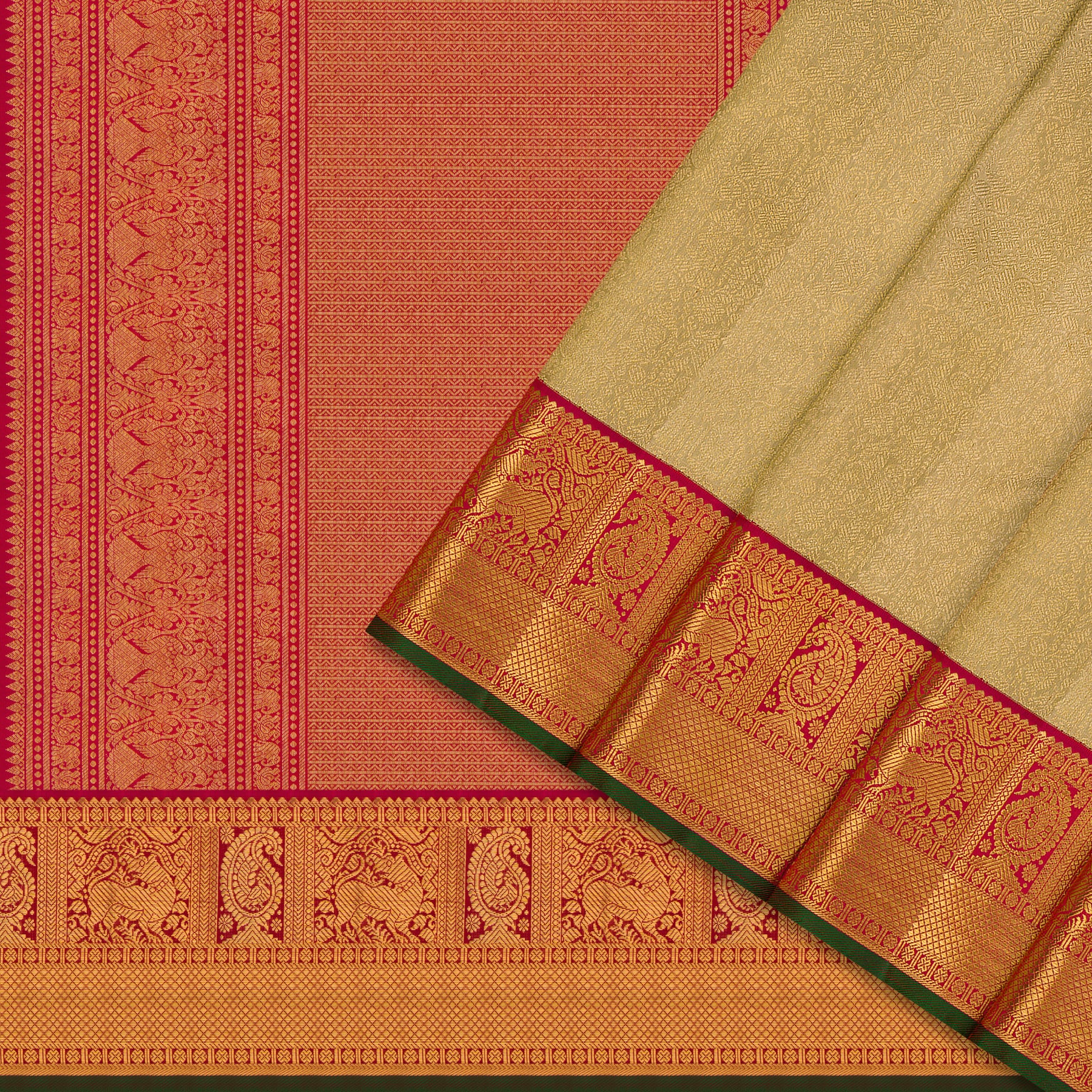 Kanakavalli Kanjivaram Silk Sari 26-110-HS001-00662 - Cover View