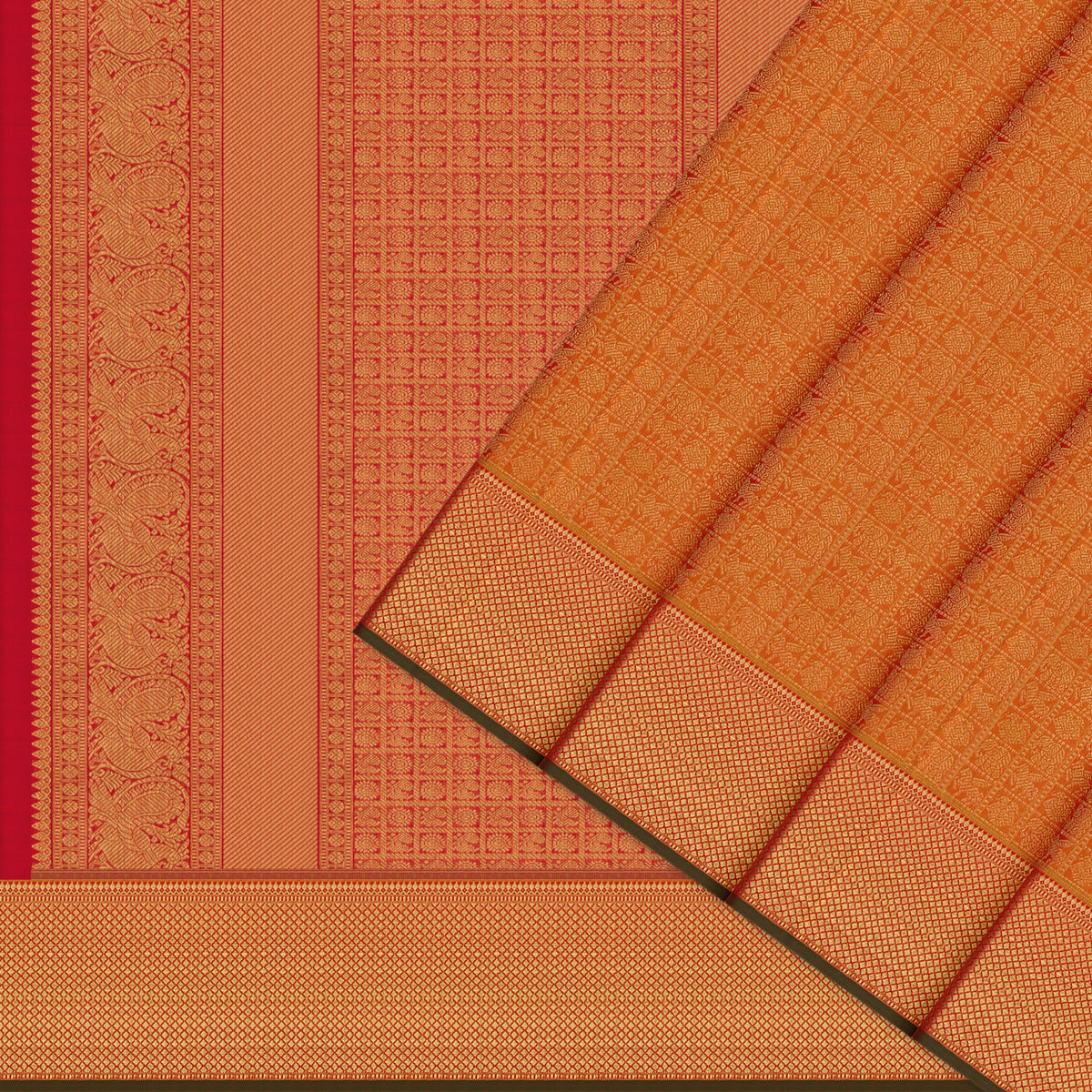 Kanakavalli Kanjivaram Silk Sari 26-110-HS001-00663 - Cover View