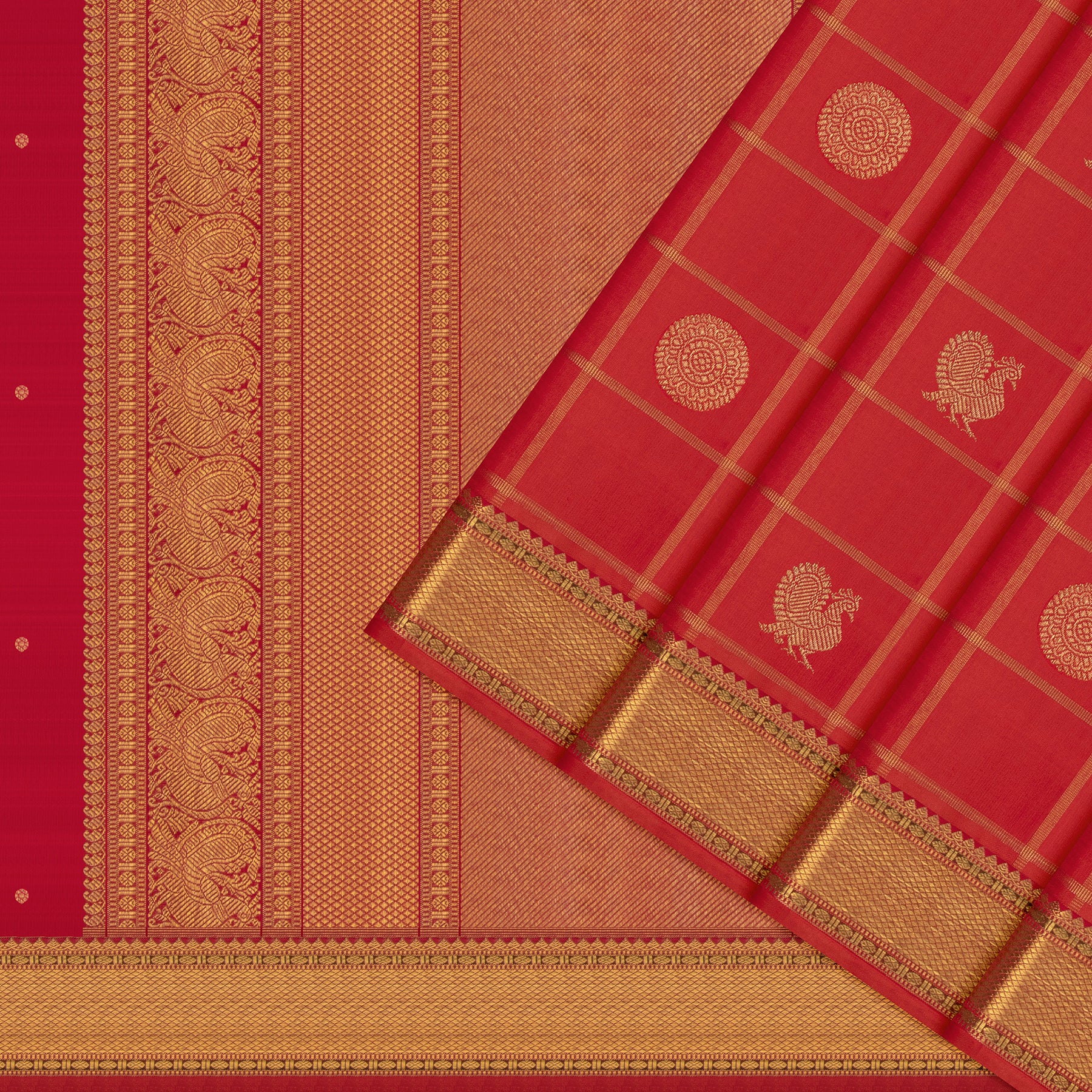 Kanakavalli Kanjivaram Silk Sari 26-110-HS001-00664 - Cover View